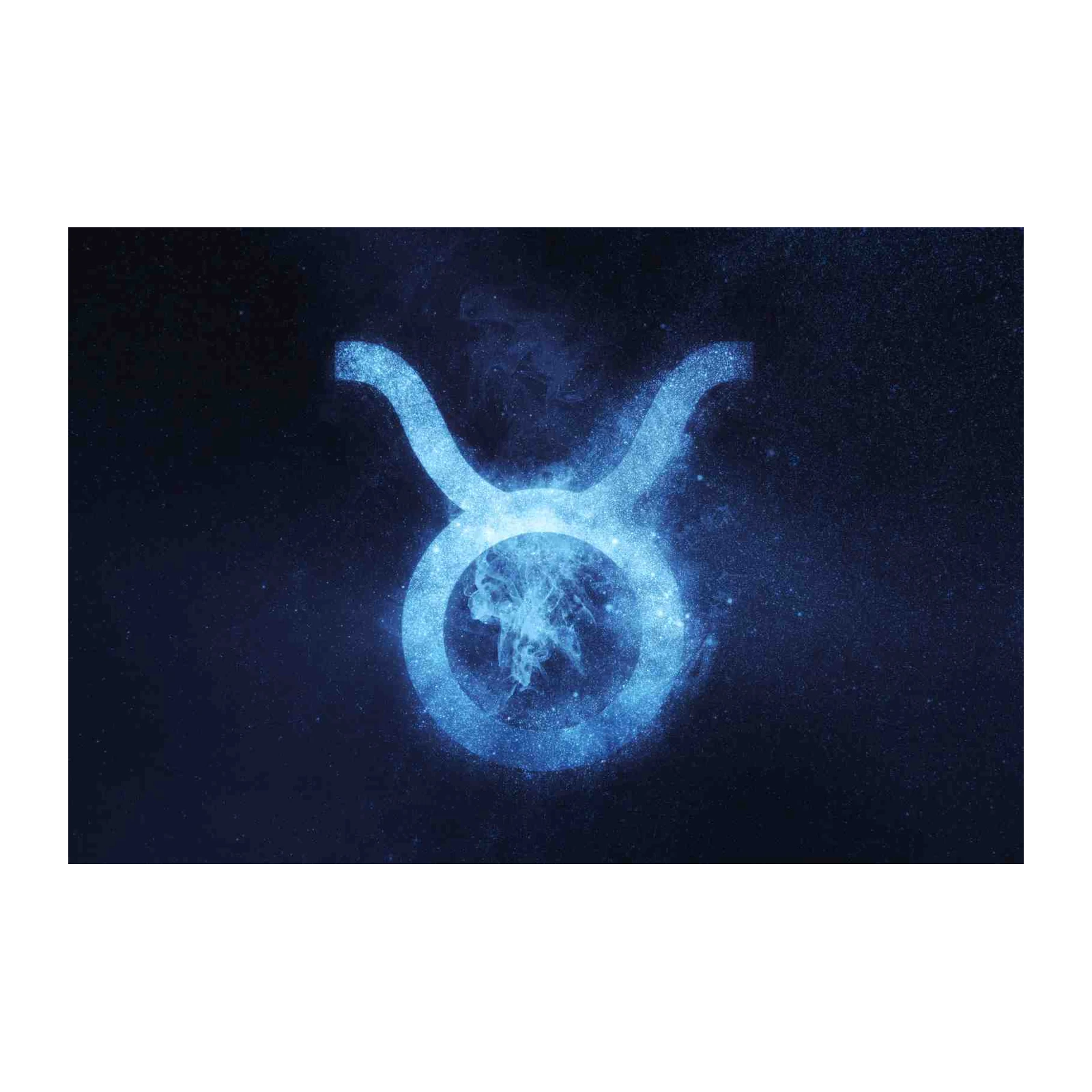 Mystical Taurus Zodiac Nebula Wall Art