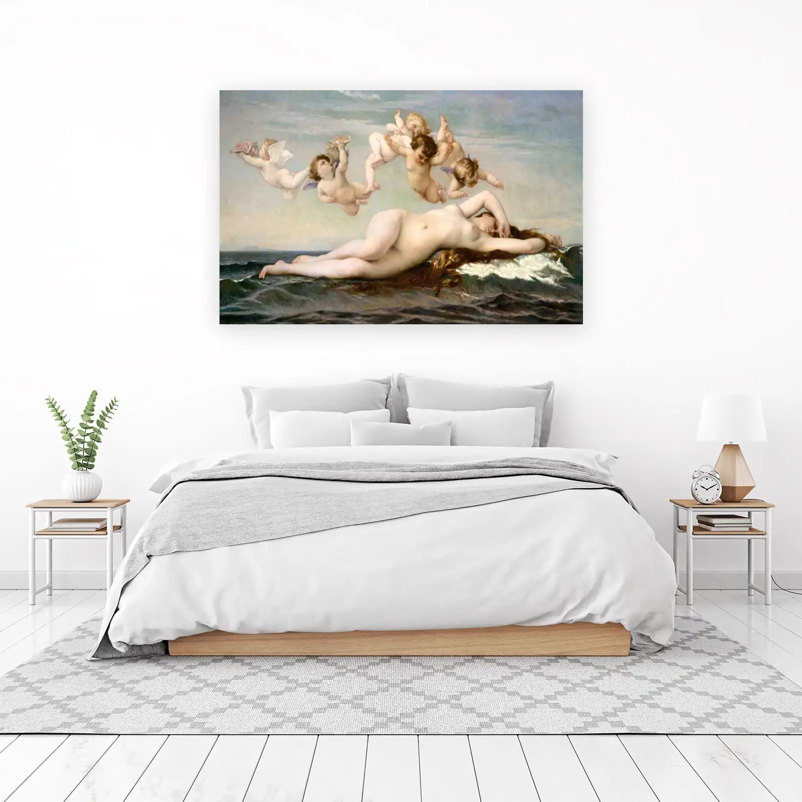 Venus Birth Allegory Cherubs Wall Art
