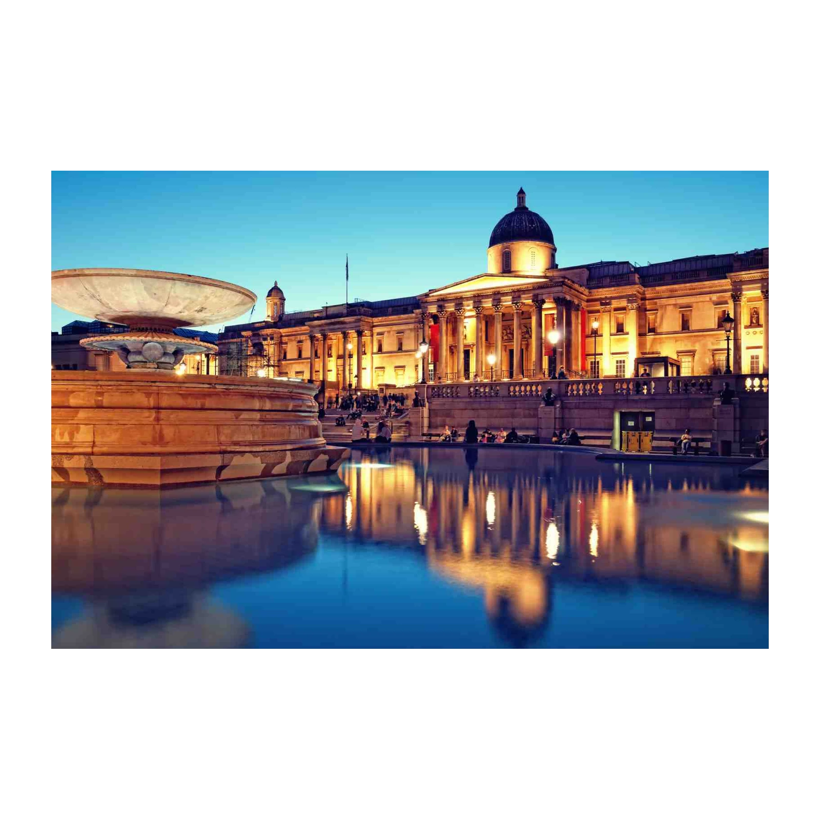 Trafalgar Square at Dusk Wall Art