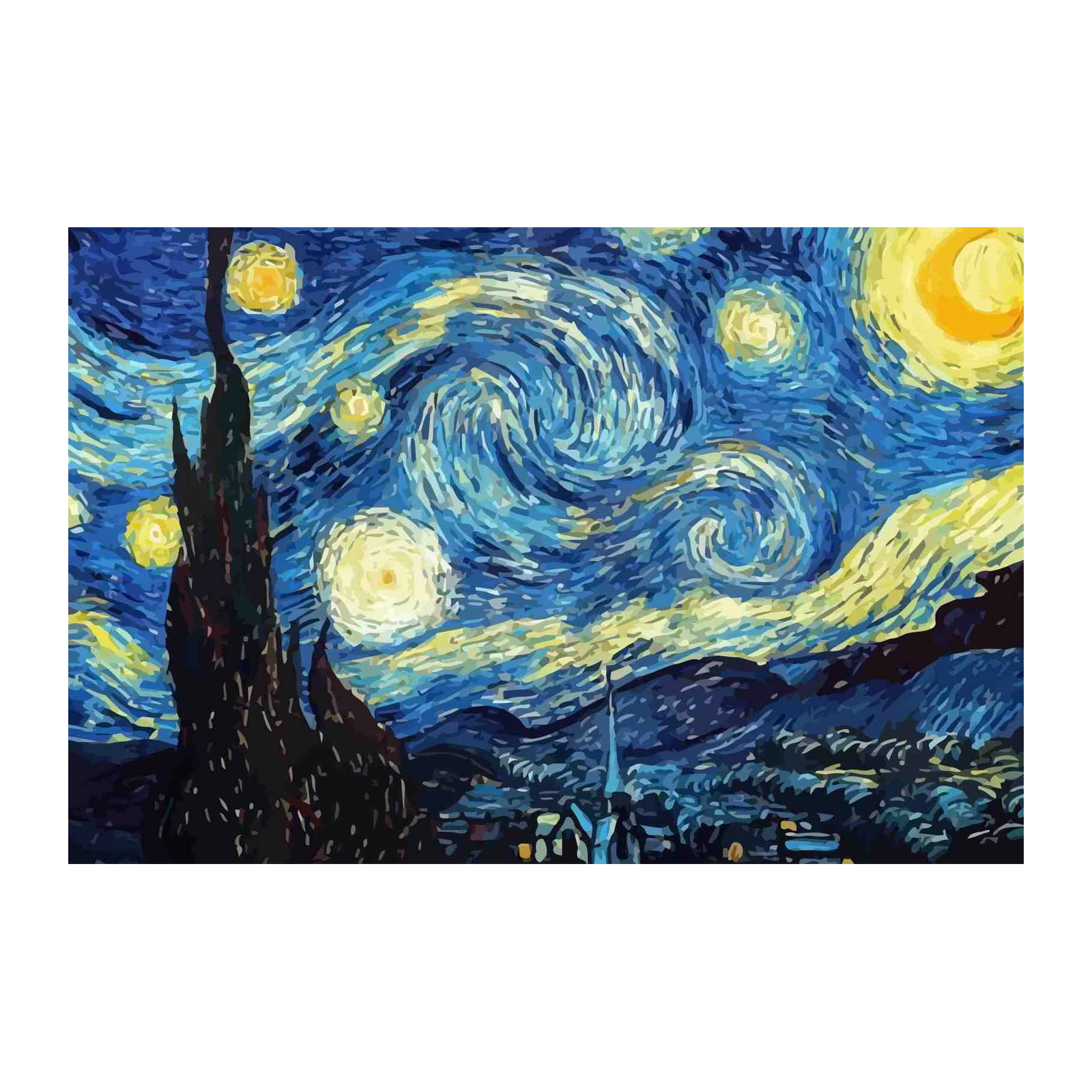 Van Gogh Starry Night Wall Art Wall Art