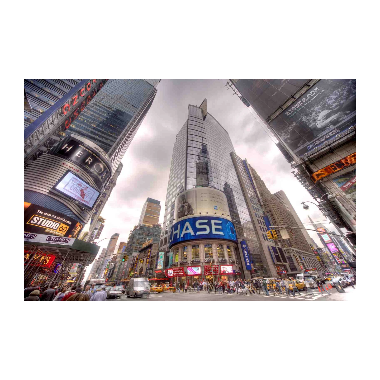 Dynamic Times Square Cityscape Wall Art