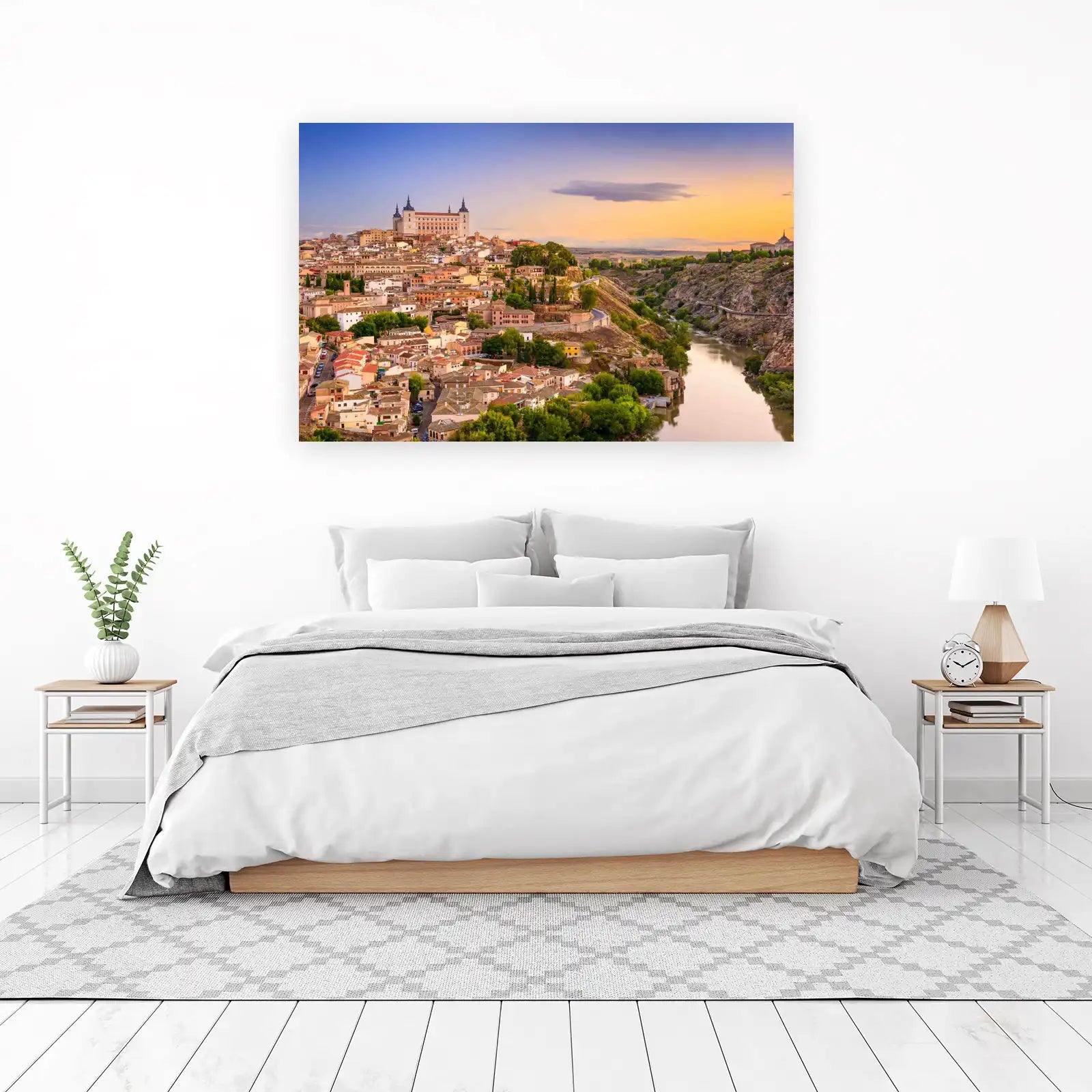 Toledo Spain Cityscape Panoramic Wall Art