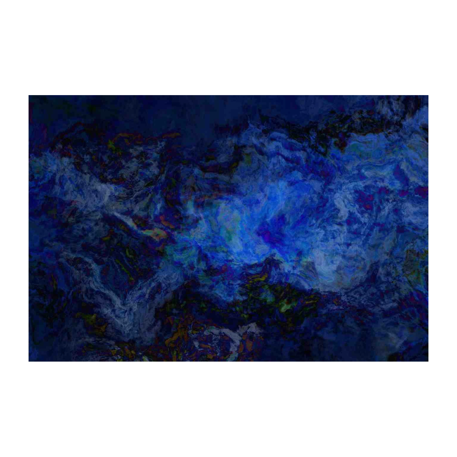 Mystic Nebula Abstract Wall Art