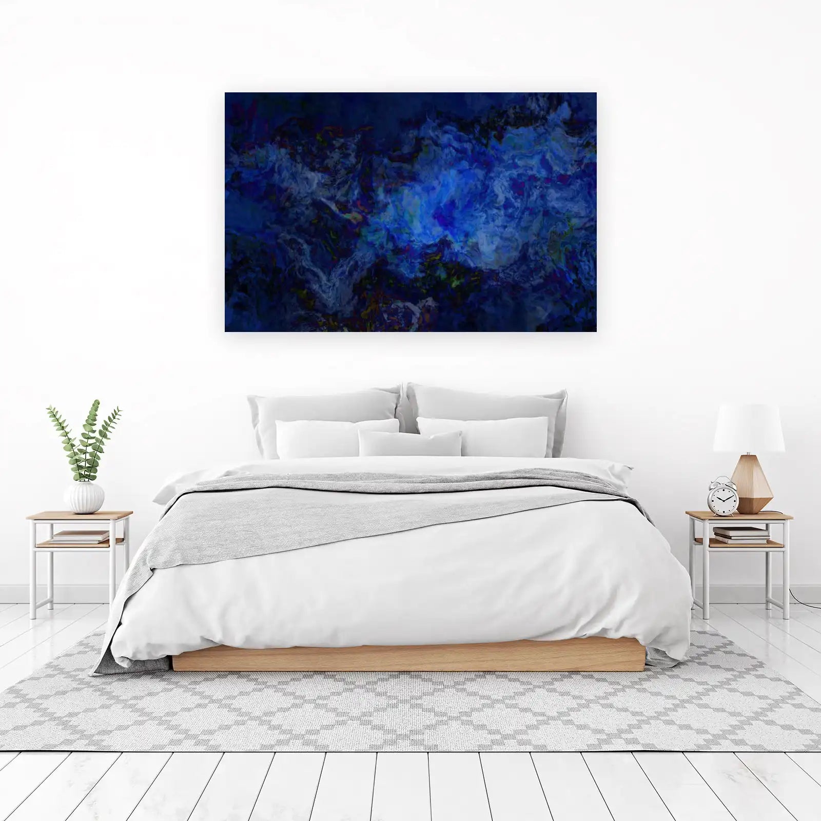 Mystic Nebula Abstract Wall Art