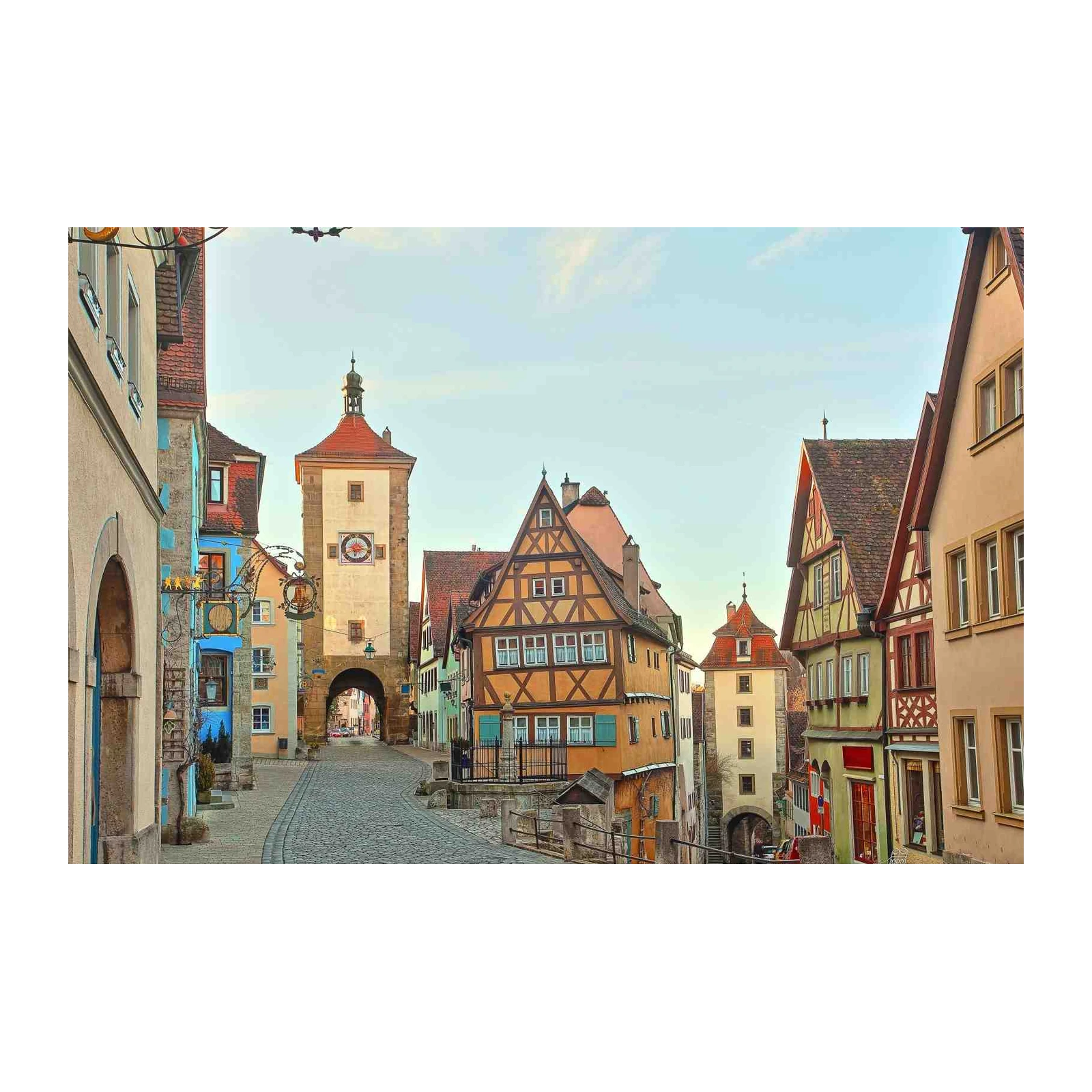 Enchanting Germany Street Scene Wall Art