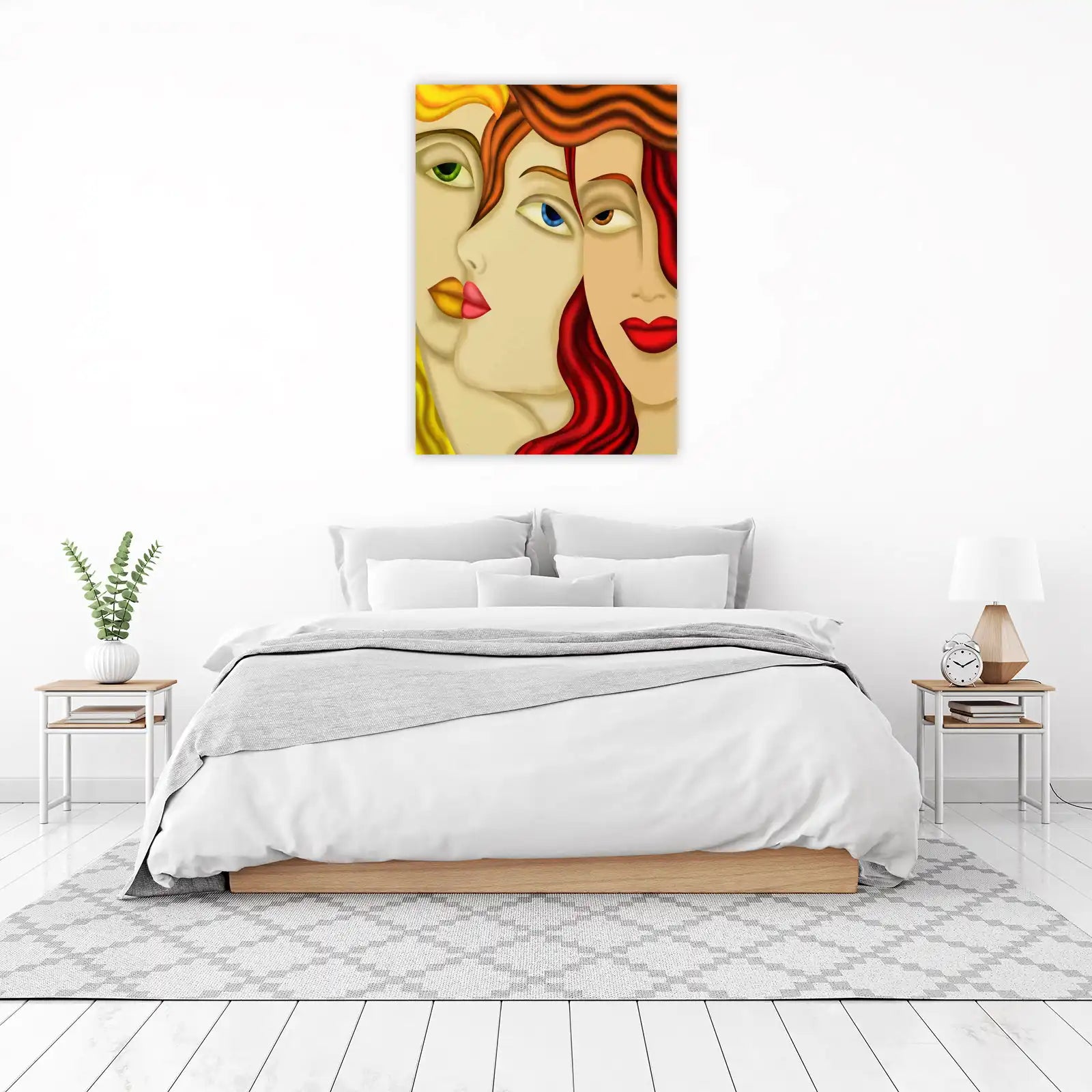 Intriguing Faces Portrait Wall Art