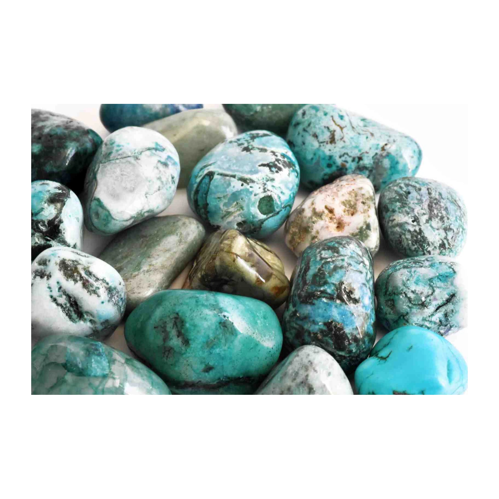 Ocean Gemstones Turquoise & Jade Wall Art