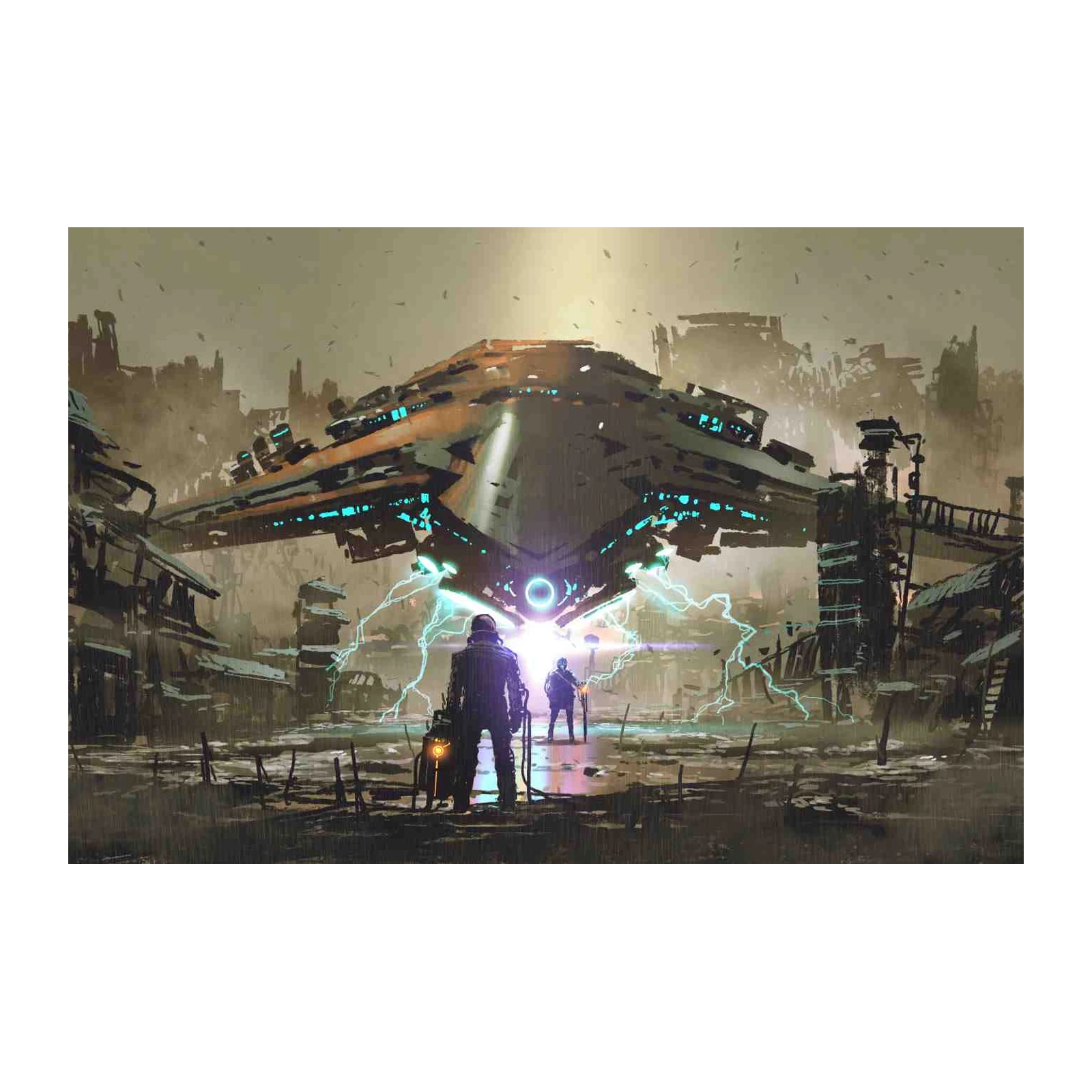 Sci-Fi Arrival Wall Art