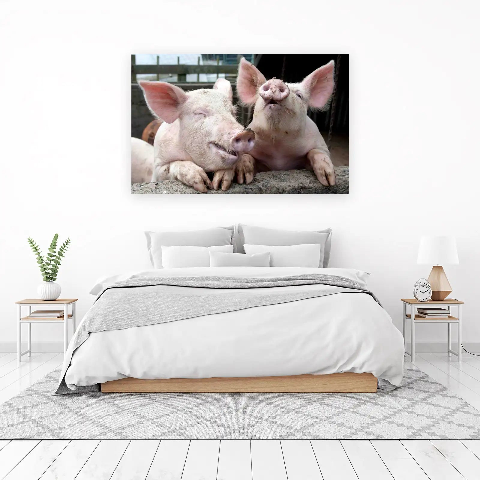 Charming Piglets Farm Animal Wall Art