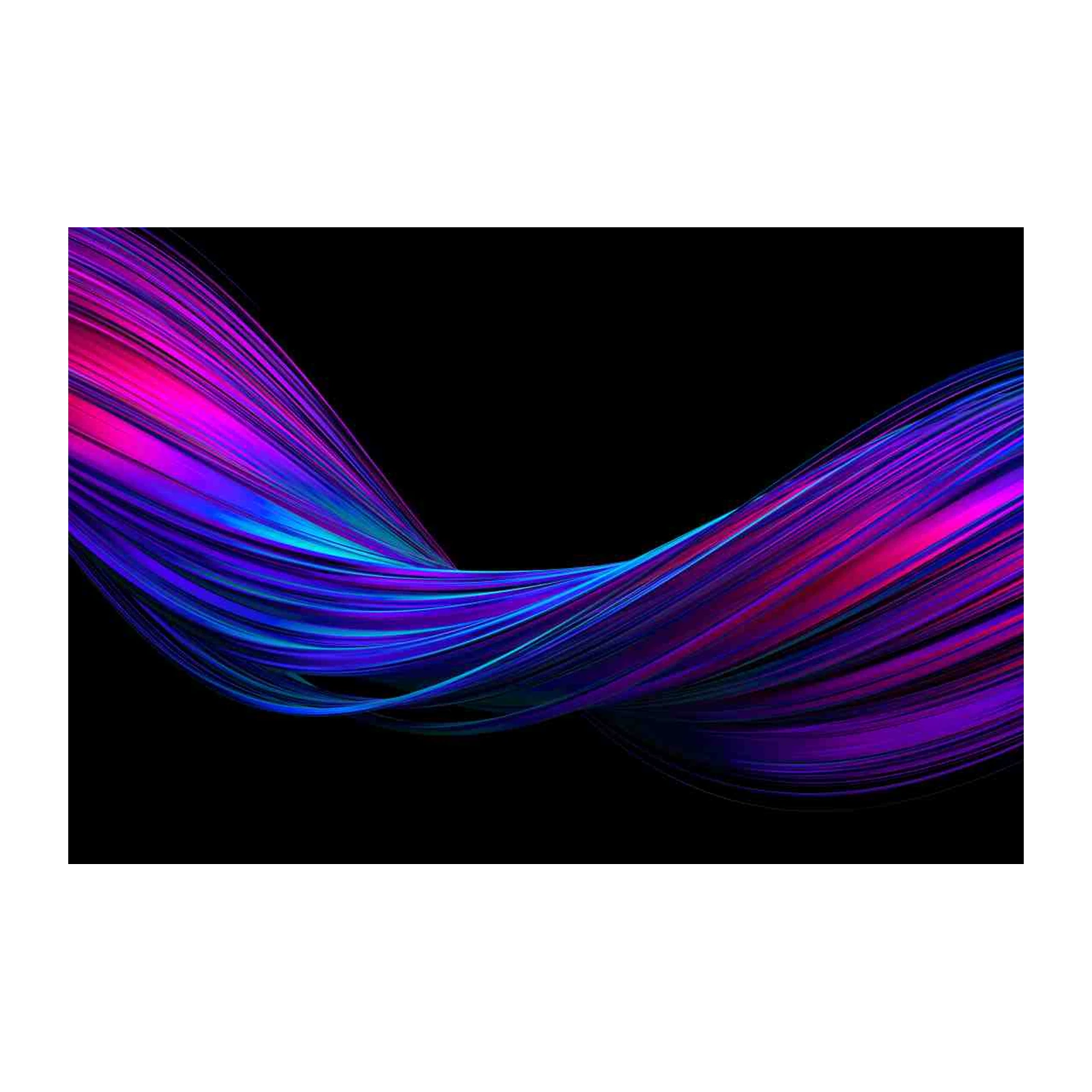 Vibrant Swirl Abstract Purple & Pink Wall Art