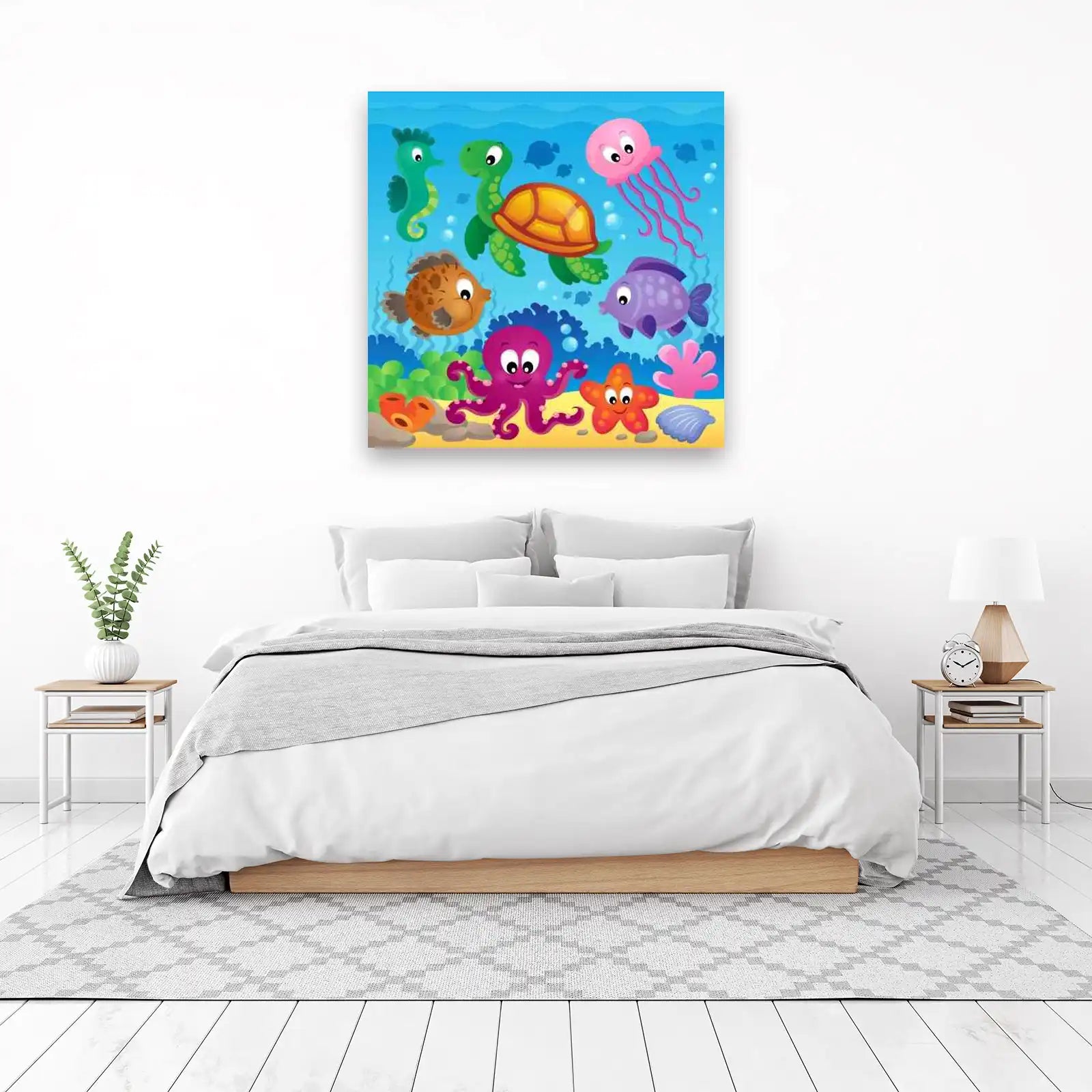 Whimsical Undersea Friends Wall Art