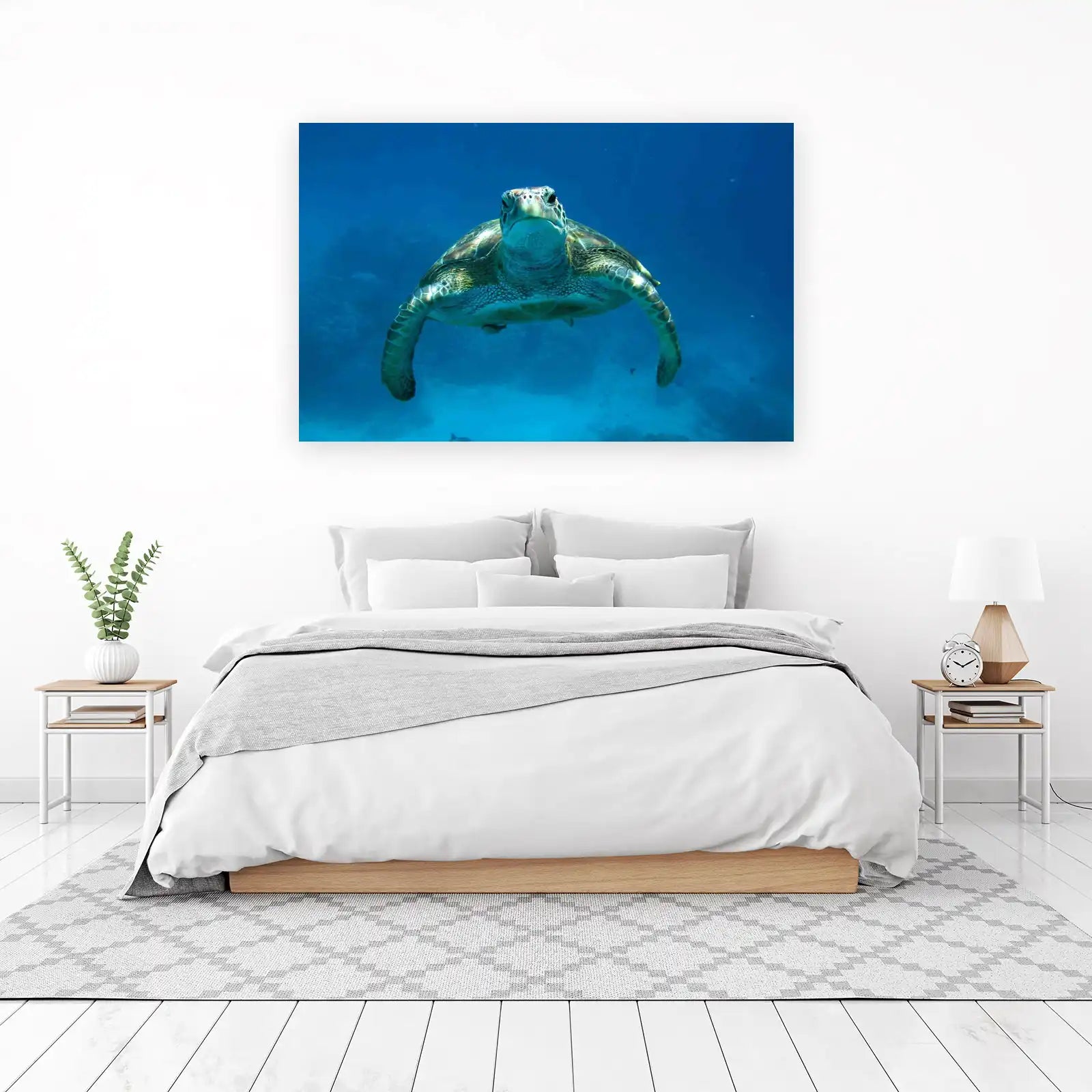 Majestic Sea Turtle Ocean Encounter Wall Art