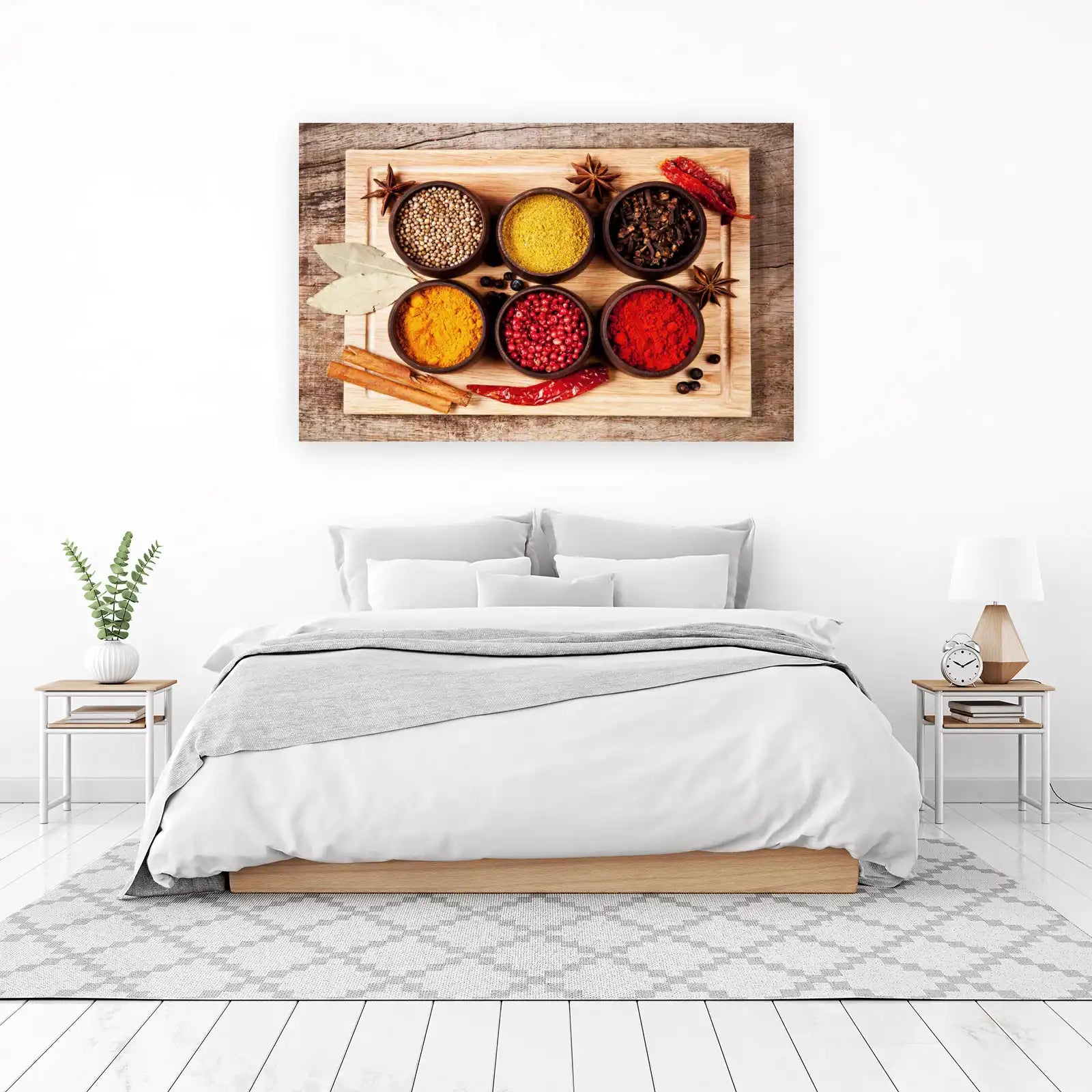 Vibrant Spice Collection Kitchen Wall Art