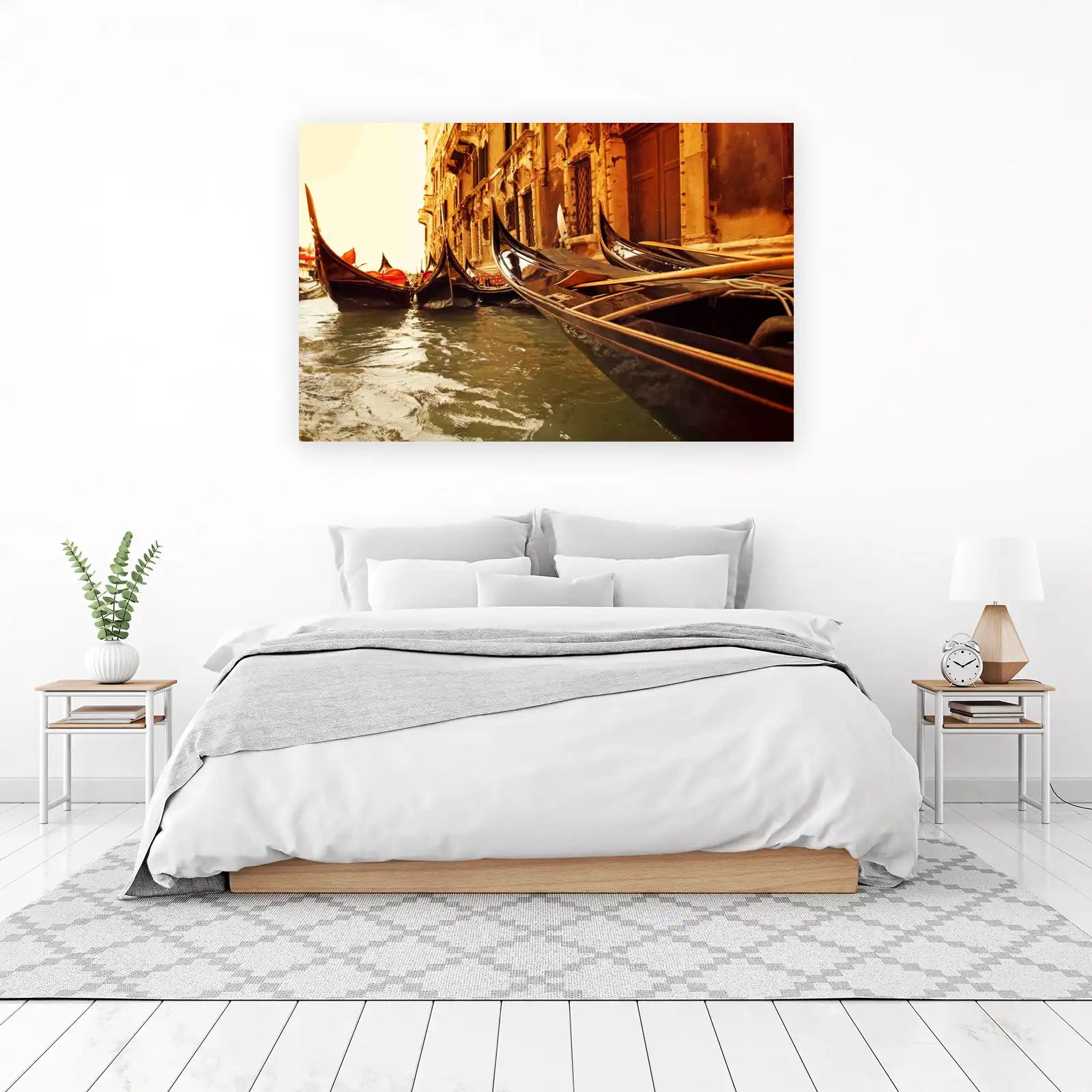 Venice Gondolas Canal Serenity Wall Art