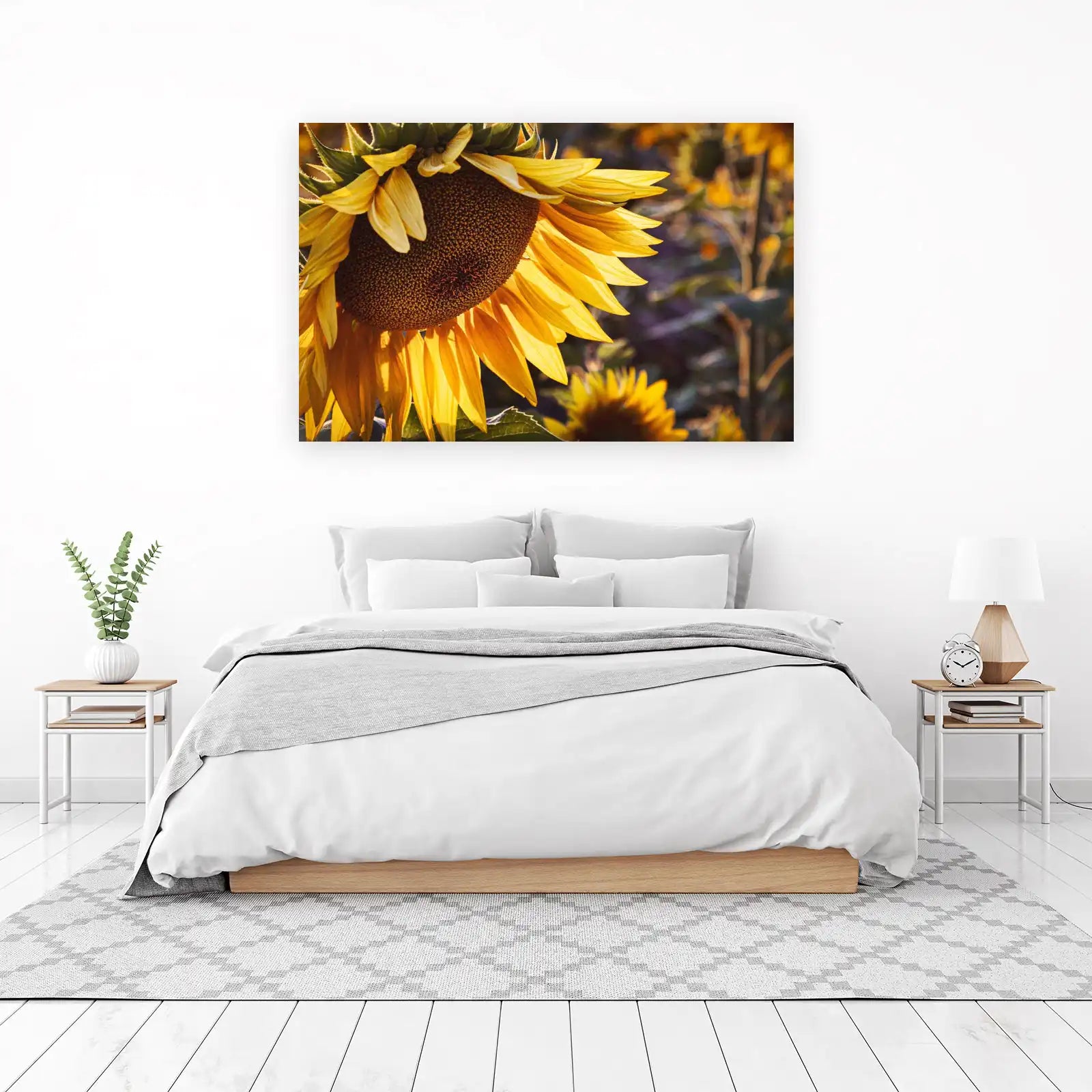 Vibrant Sunflower Close-Up Wall Art