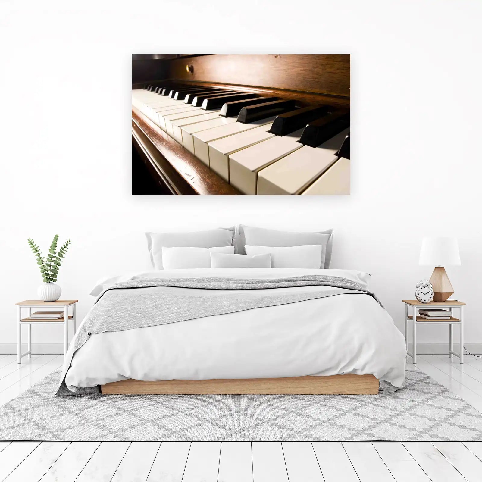 Elegant Piano Keys Wall Art Wall Art