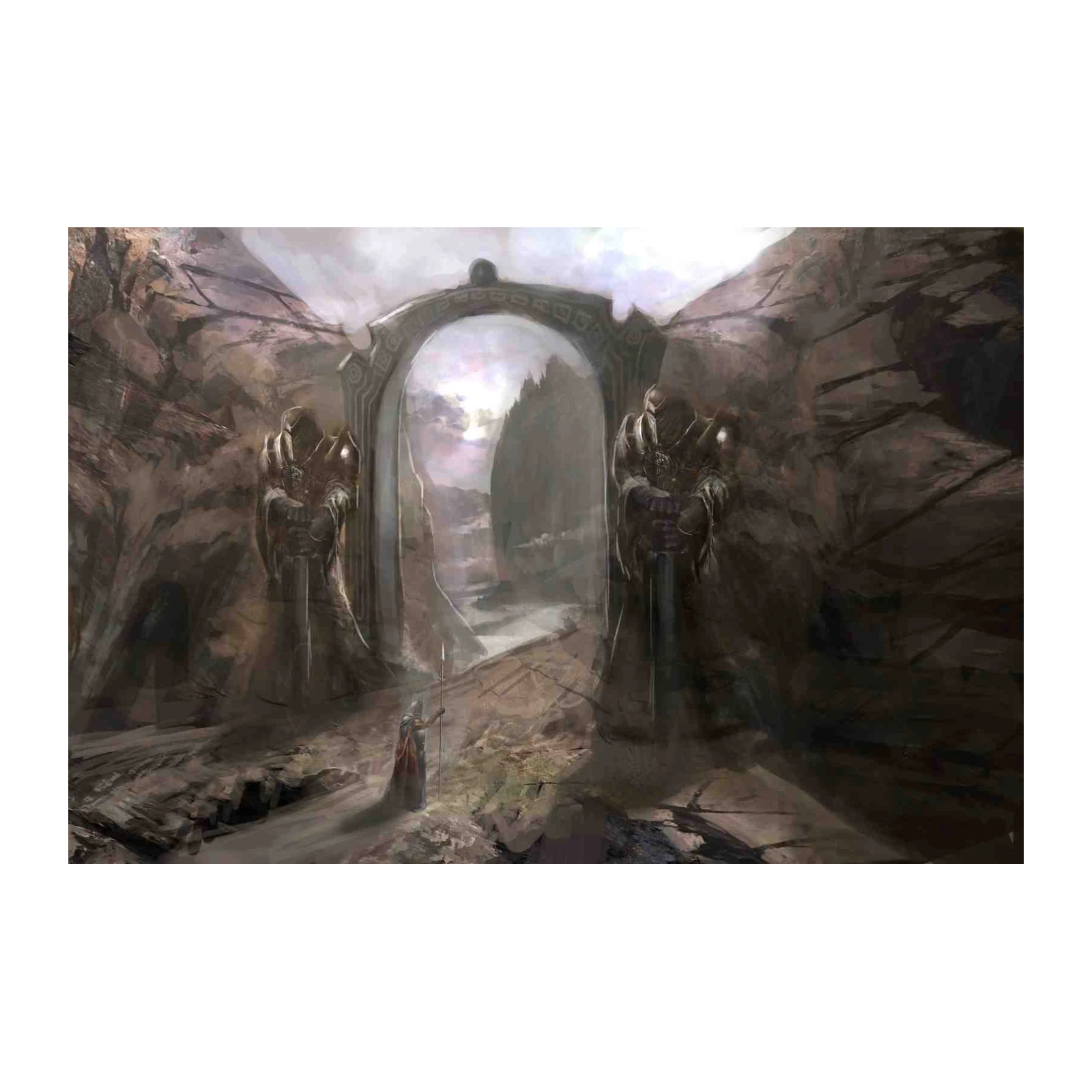 Epic Fantasy Gatekeepers Wall Art