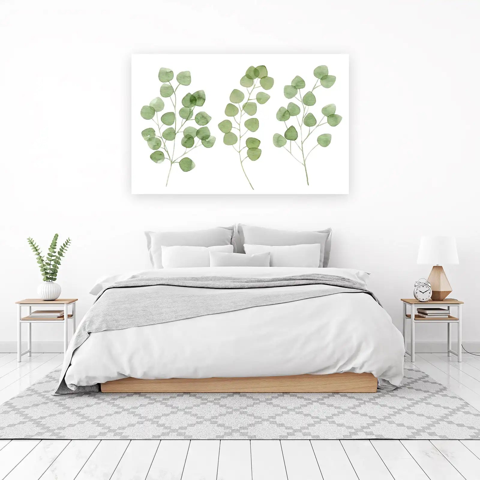 Eucalyptus Botanical Watercolor Wall Art
