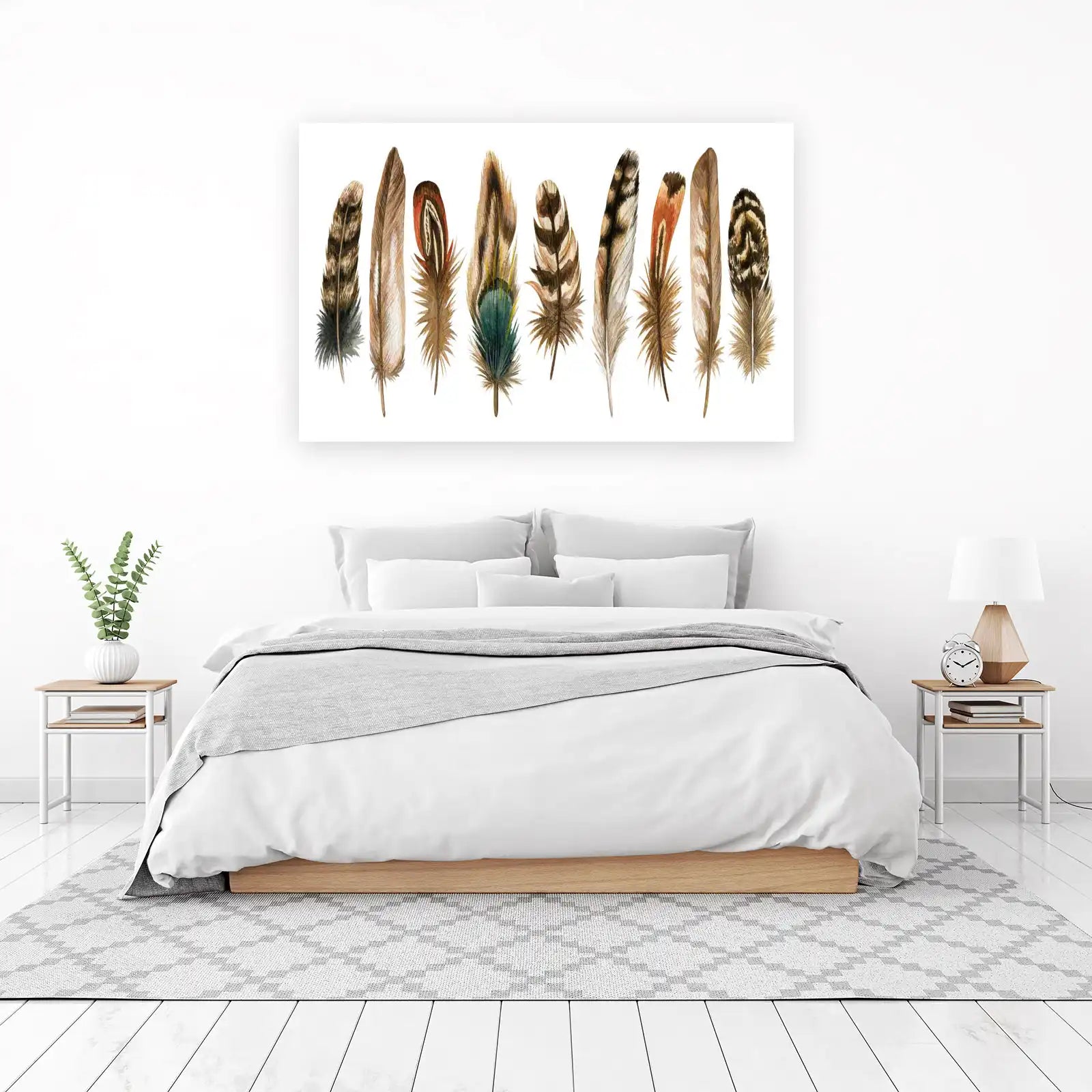 Bohemian Feather Art Wall Art