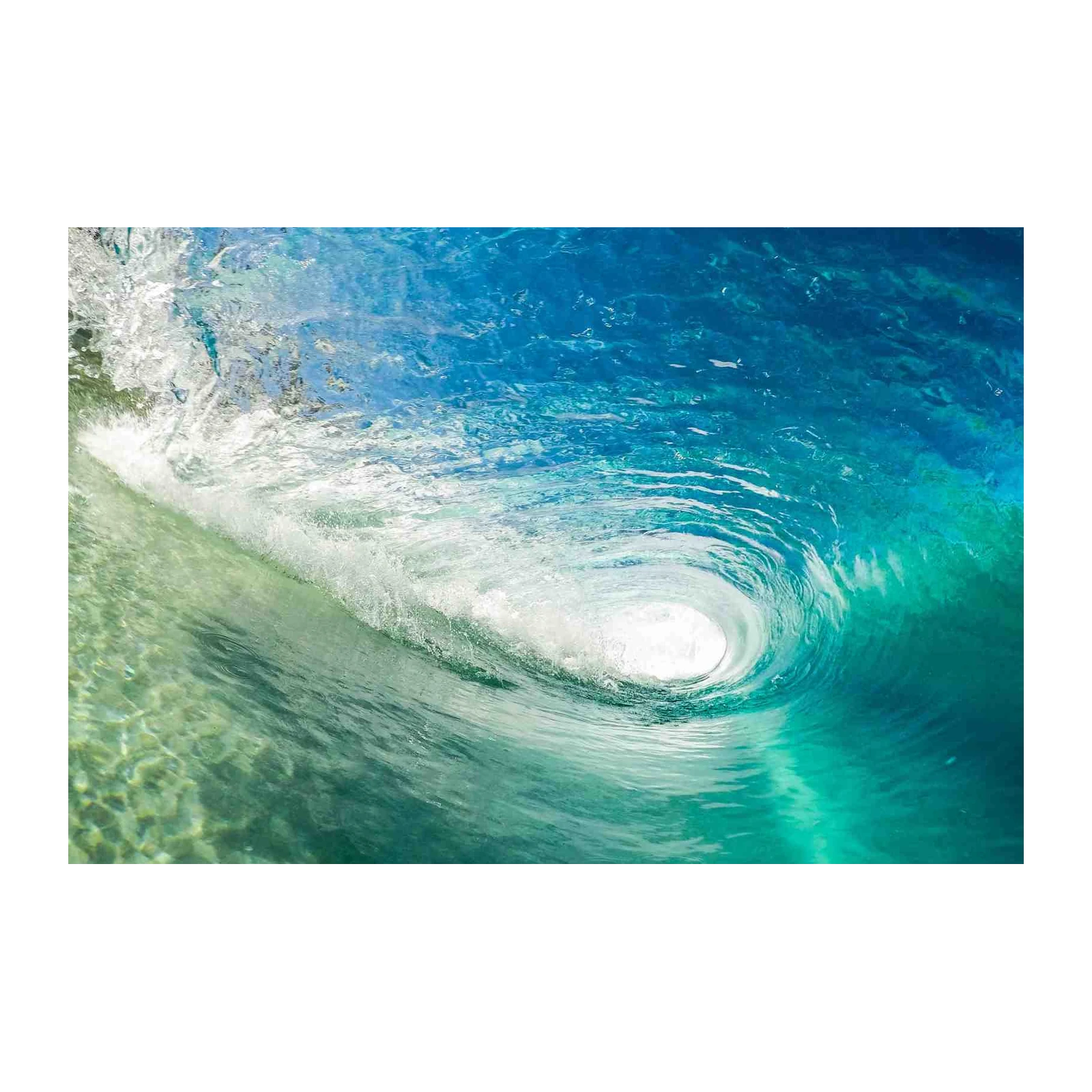 Ocean Barrel Ride Wall Art