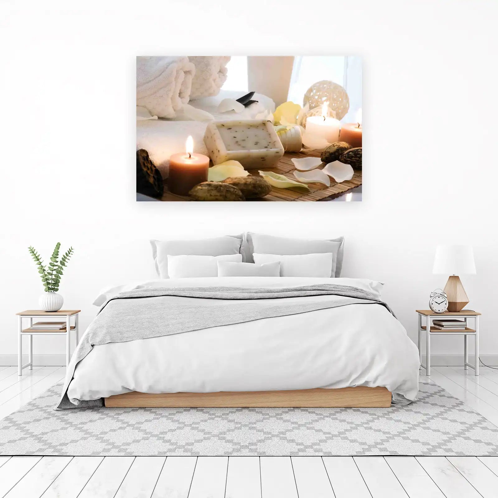 Serene Spa & Wellness Meditation Wall Art