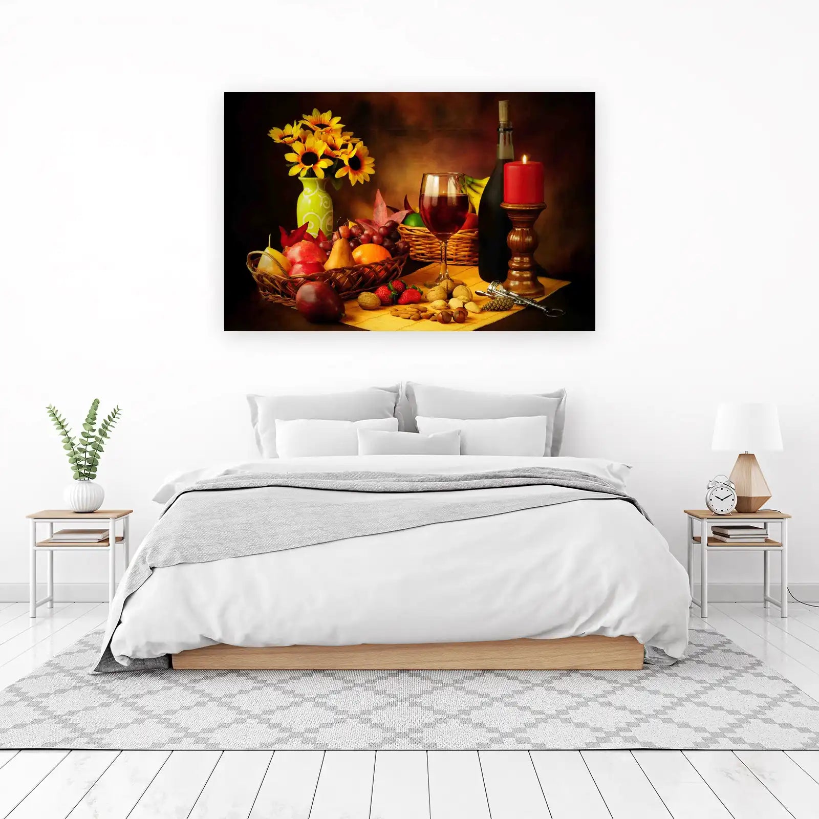 Vibrant Harvest Still Life Wall Art Wall Art