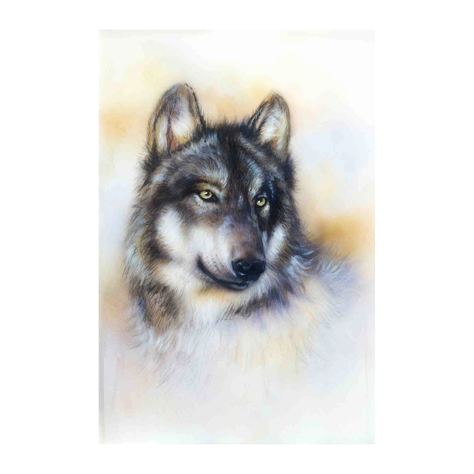 Majestic Wolf Portrait Wall Art