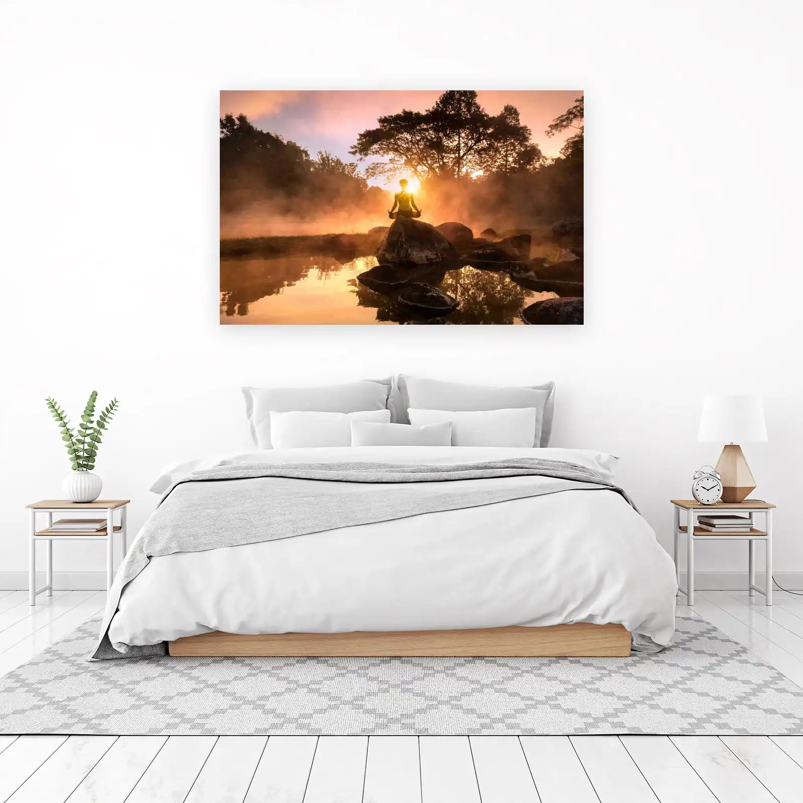 Sunrise Yoga Serenity Wall Art