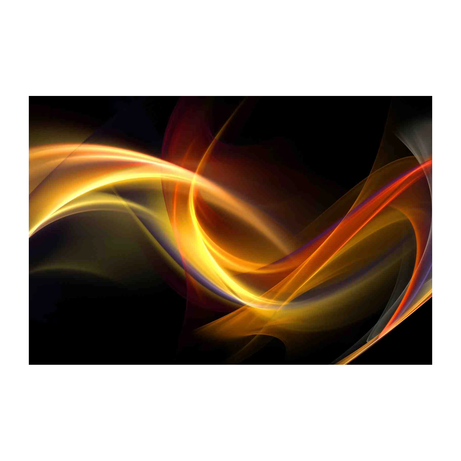 Abstract Fire Flow Wall Art