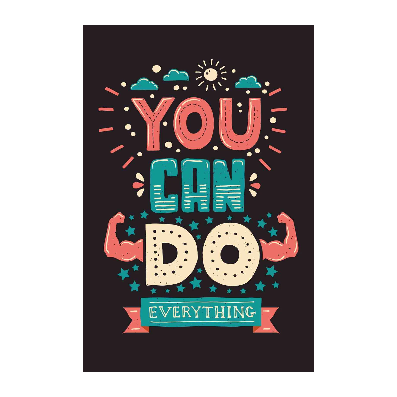 Inspirational "You Can Do Everything" Wall Art