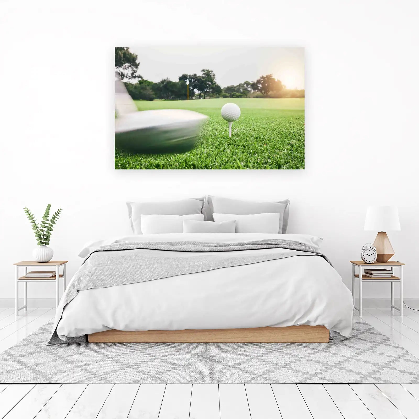 Golf Drive Moment Wall Art
