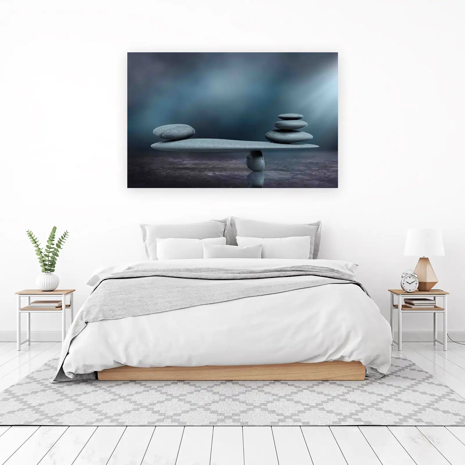 Zen Balance Stone Art Wall Art