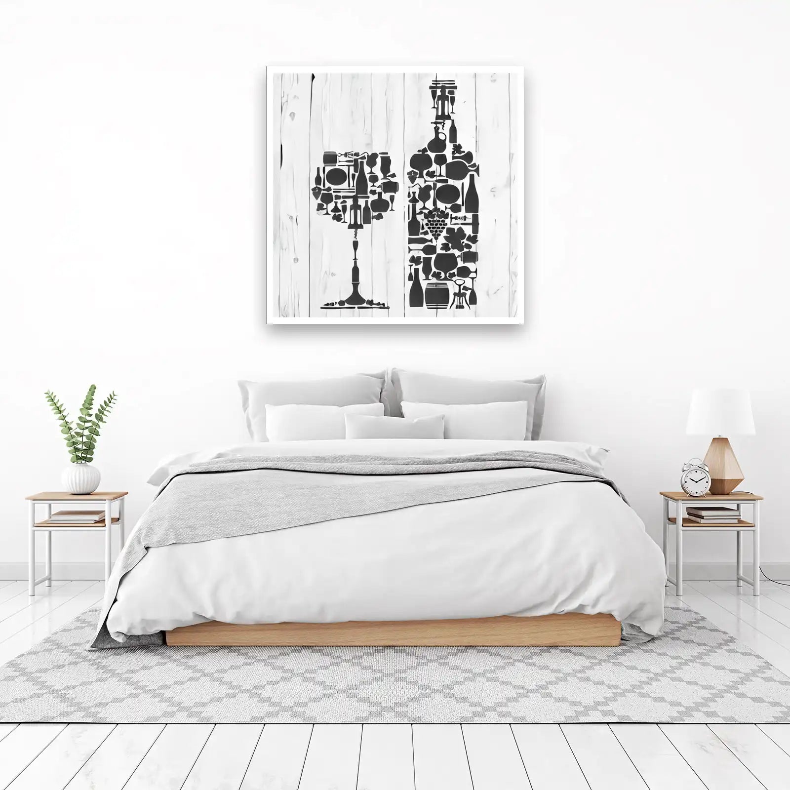 Wine Lovers Collage Wall Art