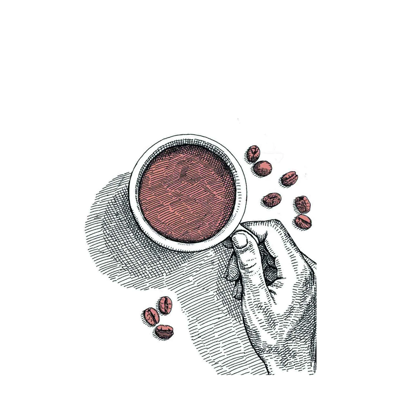 Vintage Coffee Embrace Wall Art