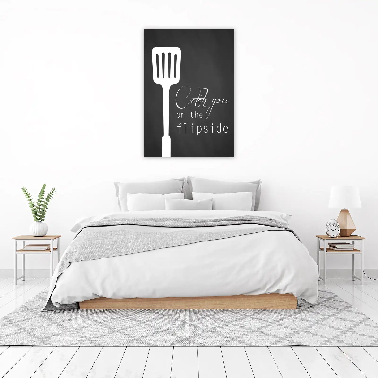 Chalkboard Spatula Quote Wall Art