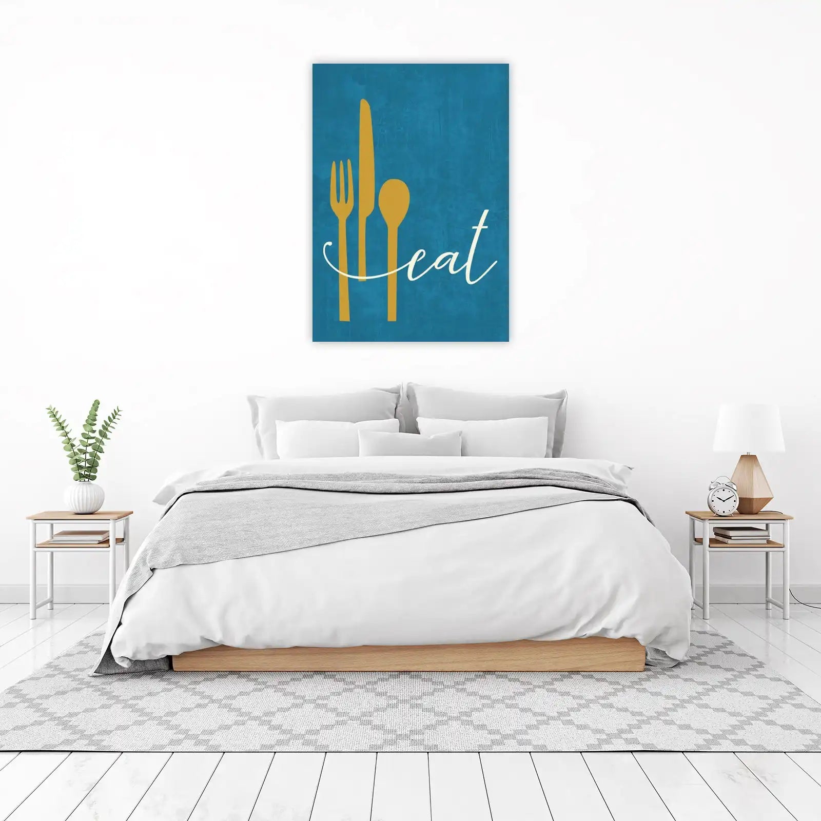 Modern "Eat" Kitchen Art Wall Art