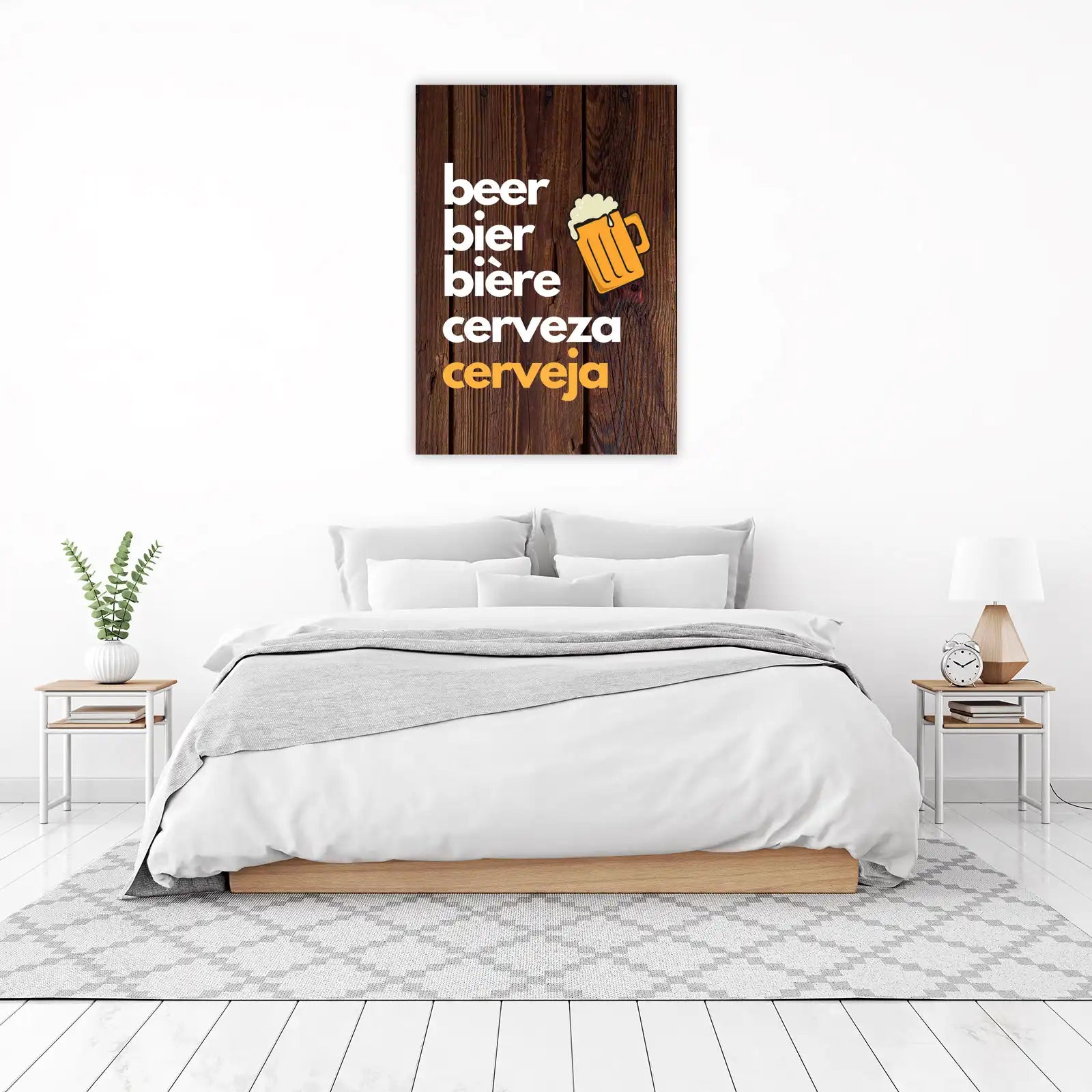 Global Beer Lover Word Art Wall Art