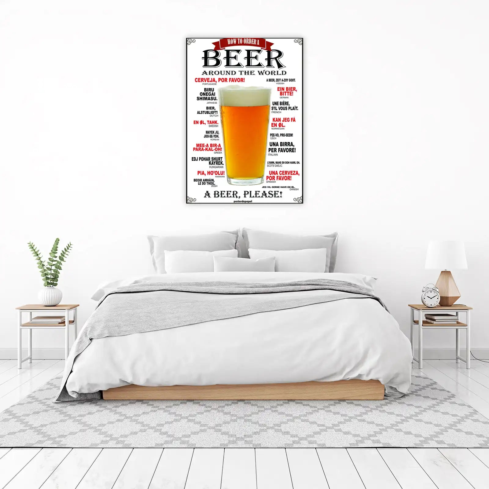 Order a Beer Around the World Wall Art