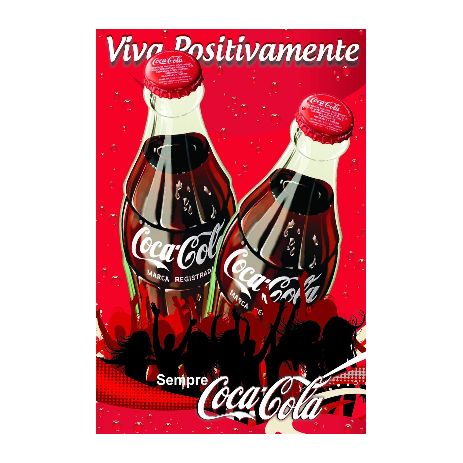 Retro Coca-Cola Party Wall Art
