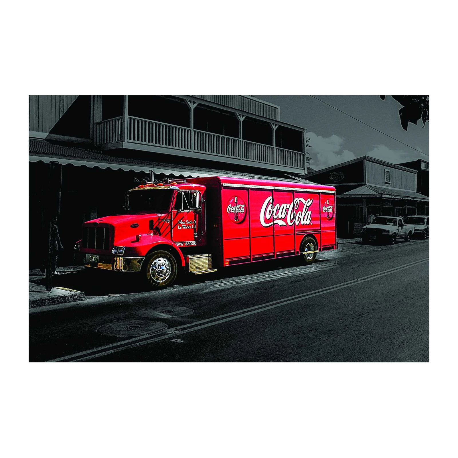 Vintage Coca-Cola Delivery Truck Wall Art