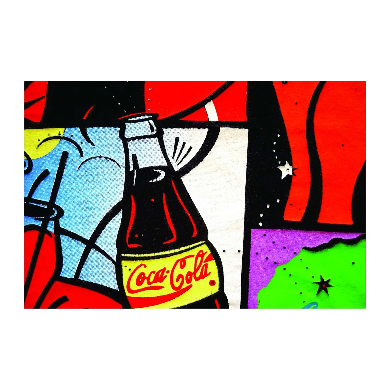 Retro Coca-Cola Bottle Pop Art Wall Art
