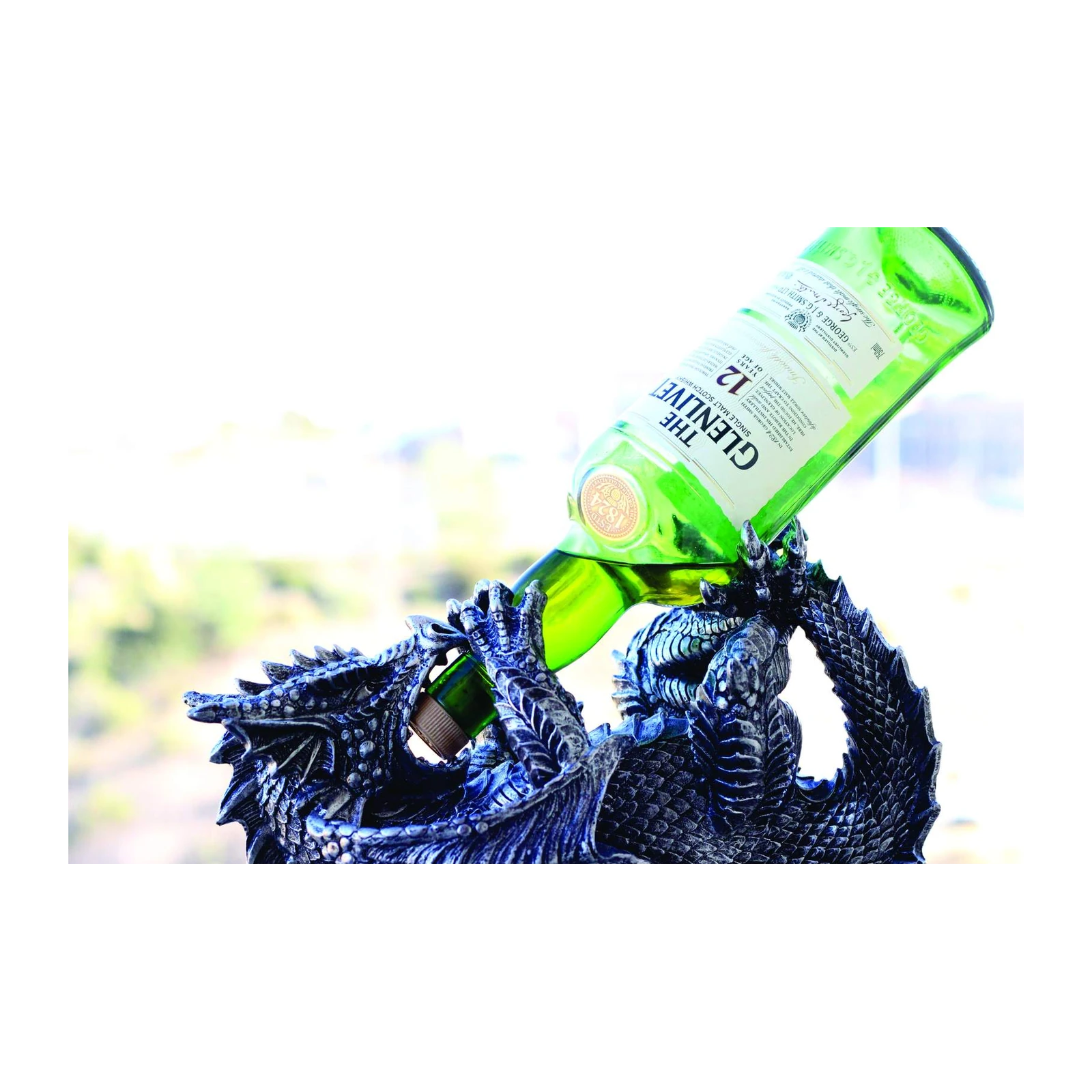 Mythic Dragon Bottle Holder Wall Art