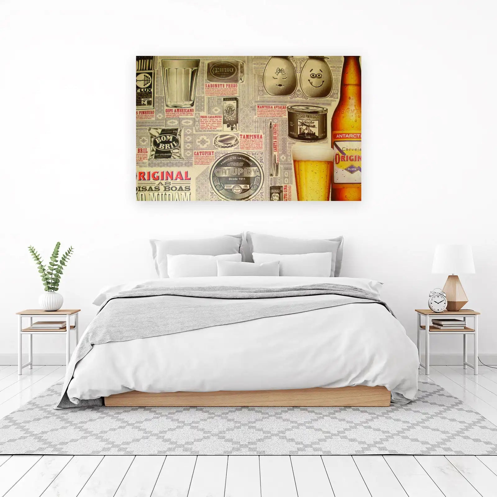 Retro Brazilian Vintage Collage Wall Art