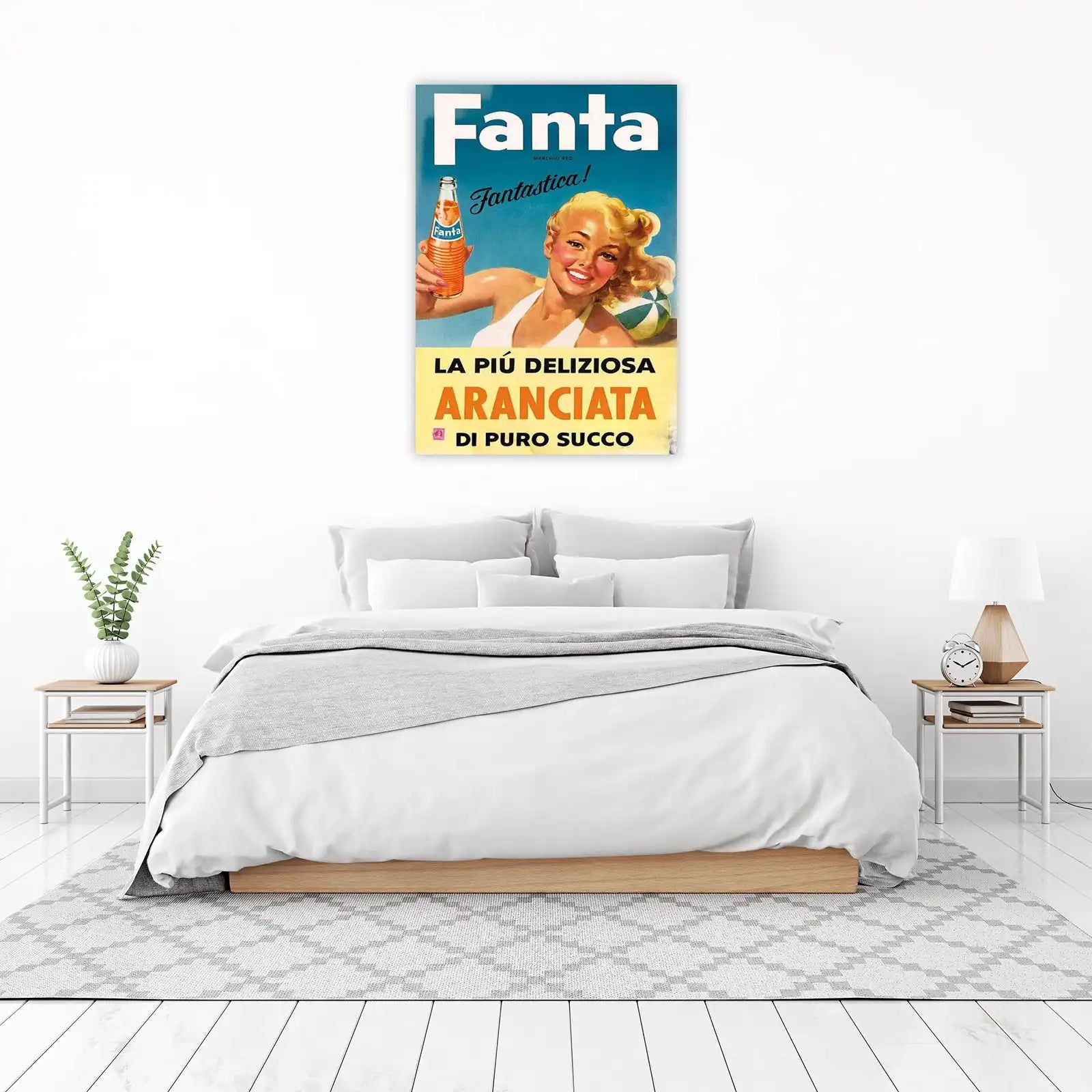 Retro Fanta "Fantastica!" Beach Babe Wall Art