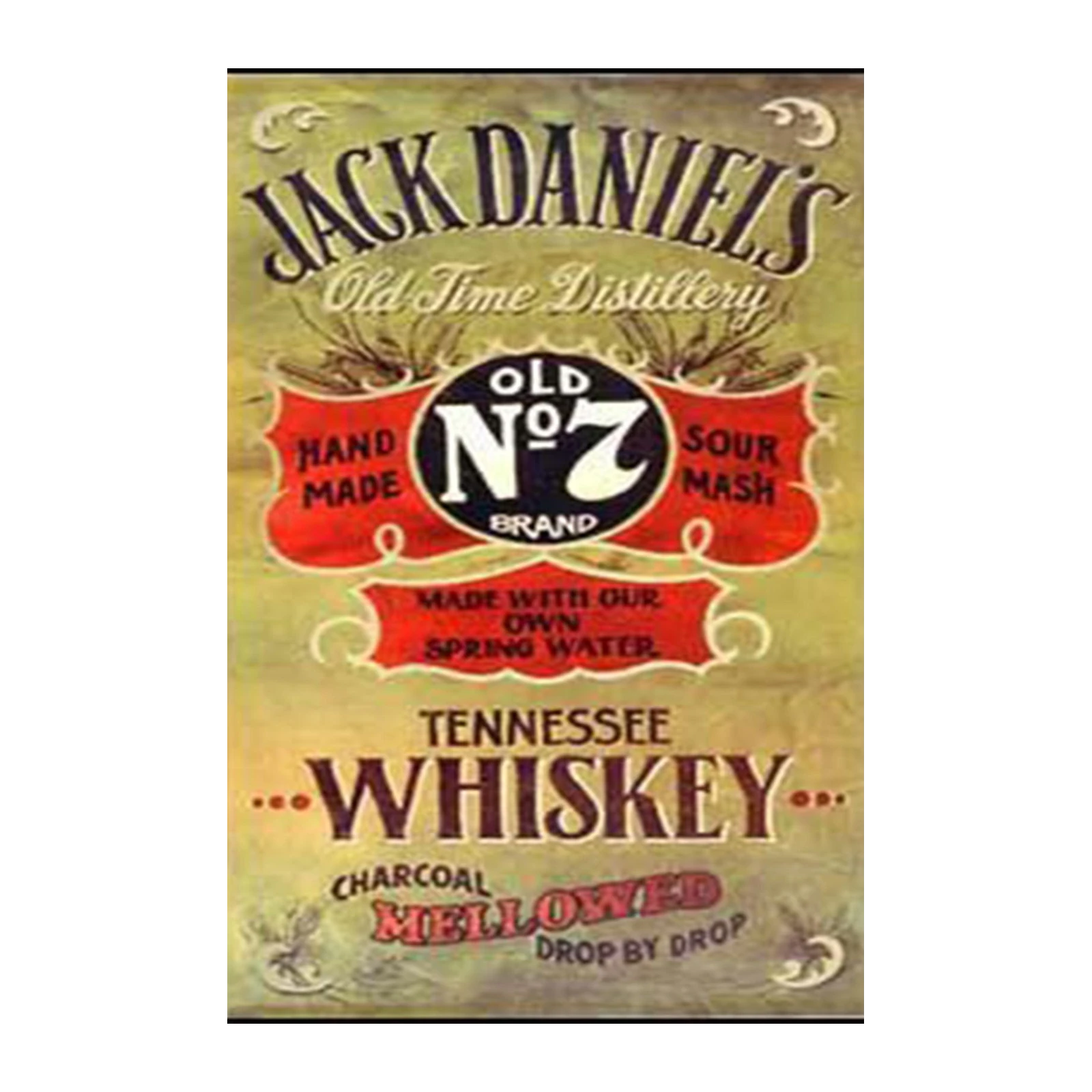 Vintage Jack Daniel's Tennessee Whiskey Wall Art