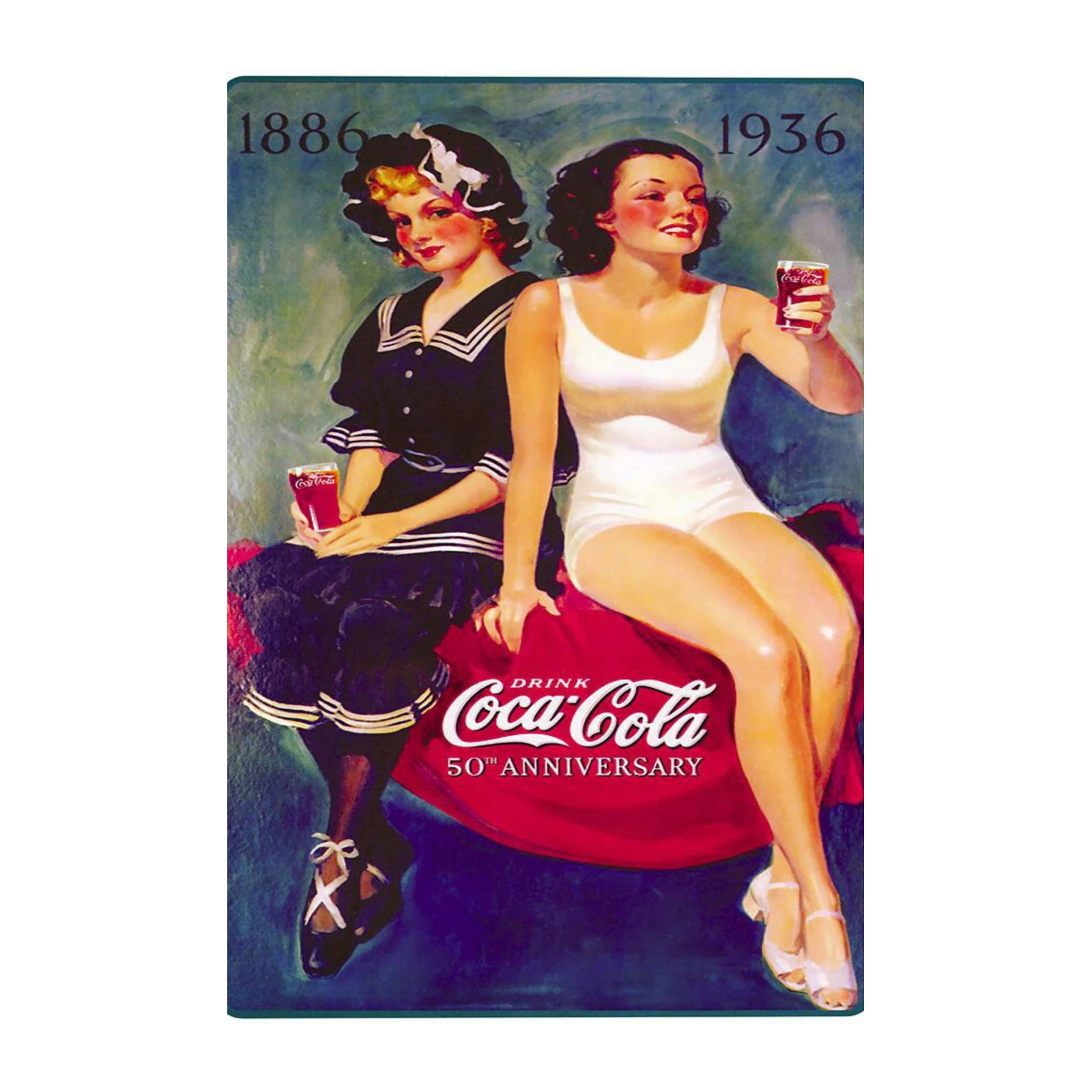 Vintage Coca-Cola Ad Wall Art