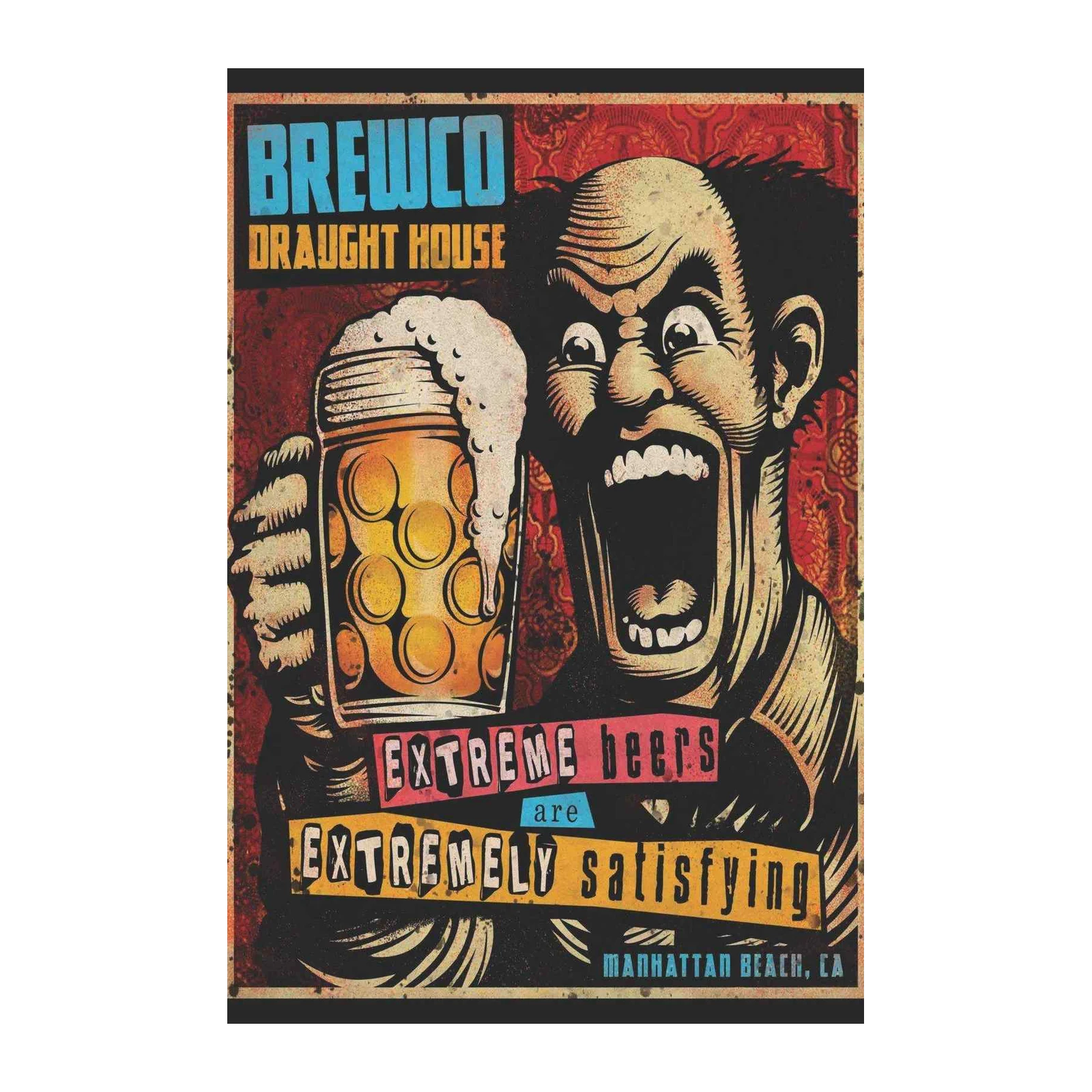 Brewco Extreme Beers Wall Art