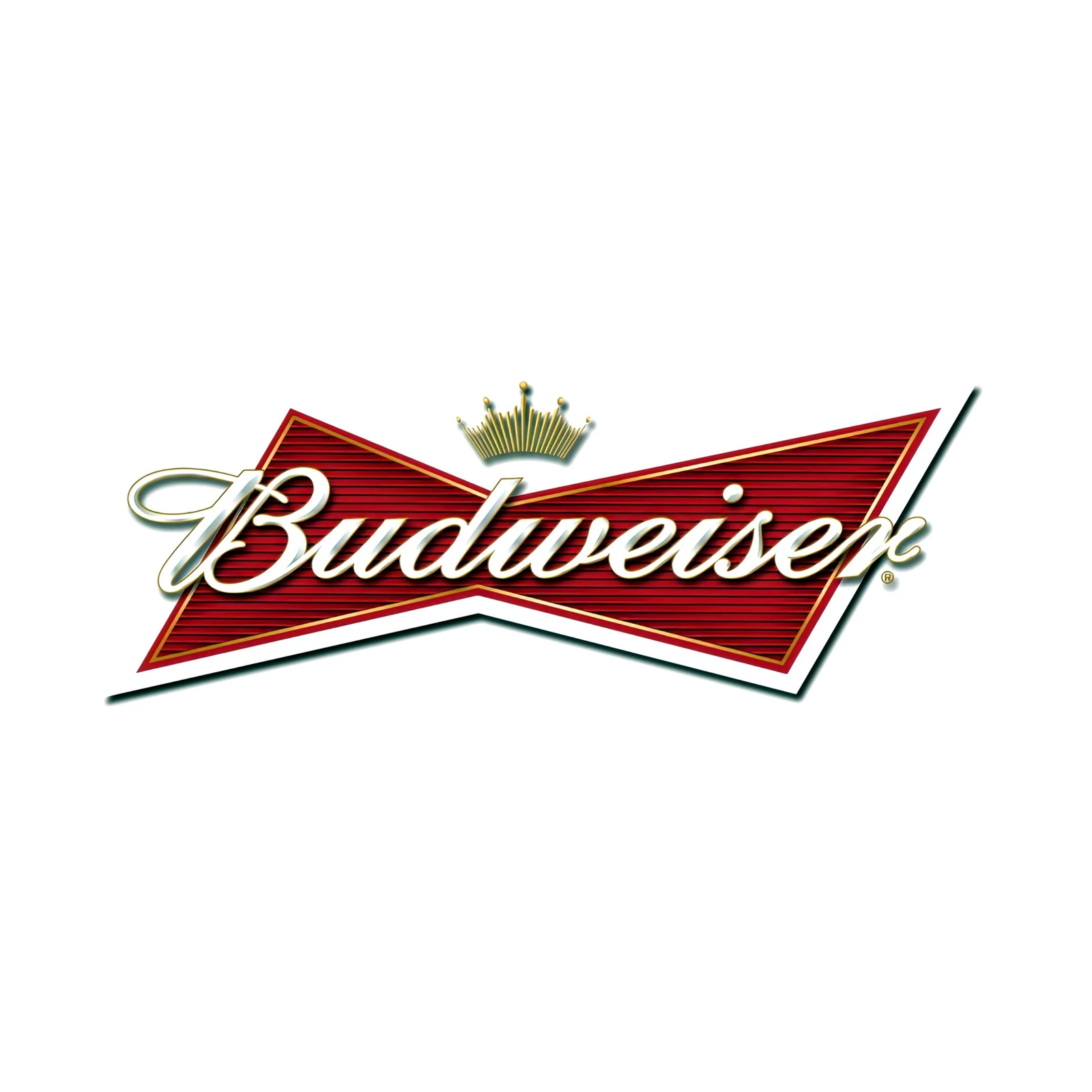 Classic Budweiser Logo Red Gold Wall Art