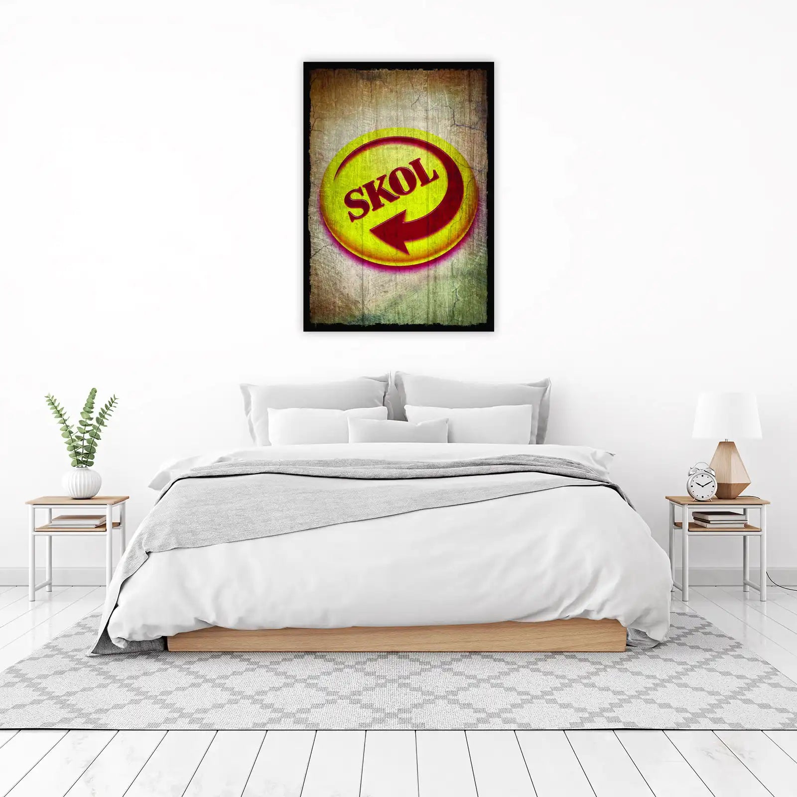 Retro Skol Beer Logo Wall Art Wall Art