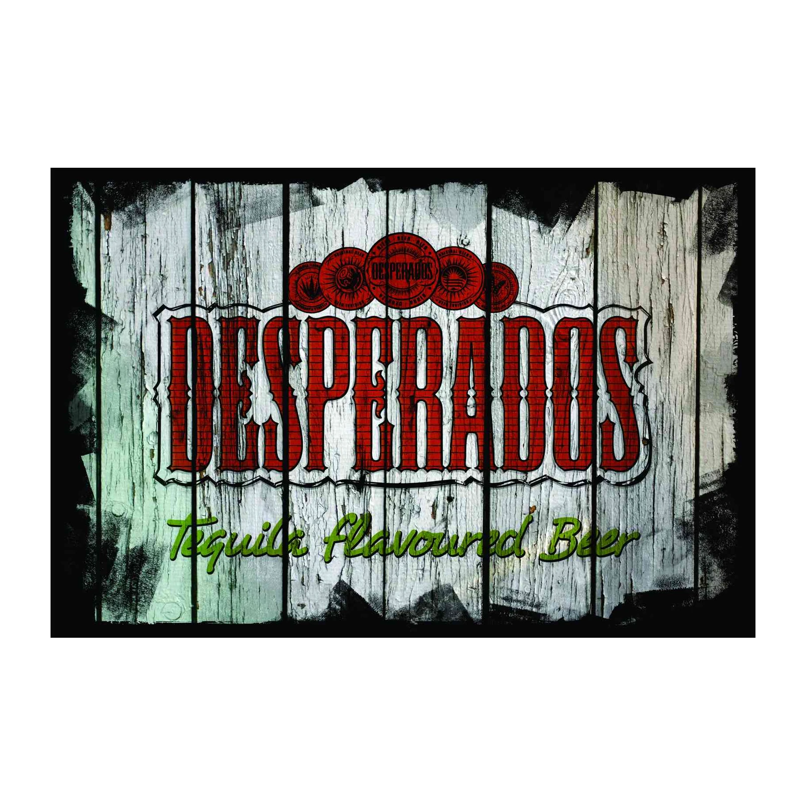 Desperados Tequila Flavoured Beer Rustic Wall Art